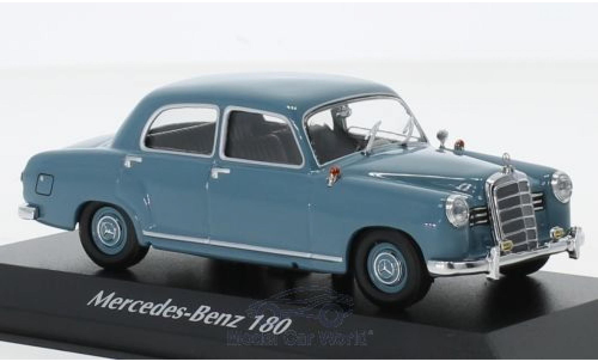 Mercedes 180 1/43 Maxichamps (W120) blauw 1955 modelauto