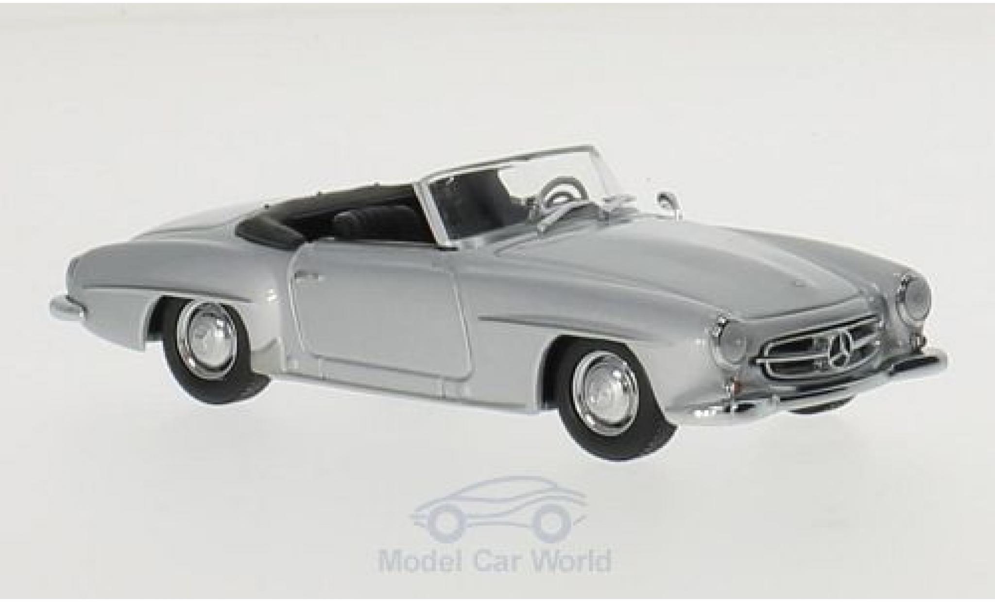 Mercedes 190 SL 1/43 Maxichamps SL (W121) grijs 1955 modelauto
