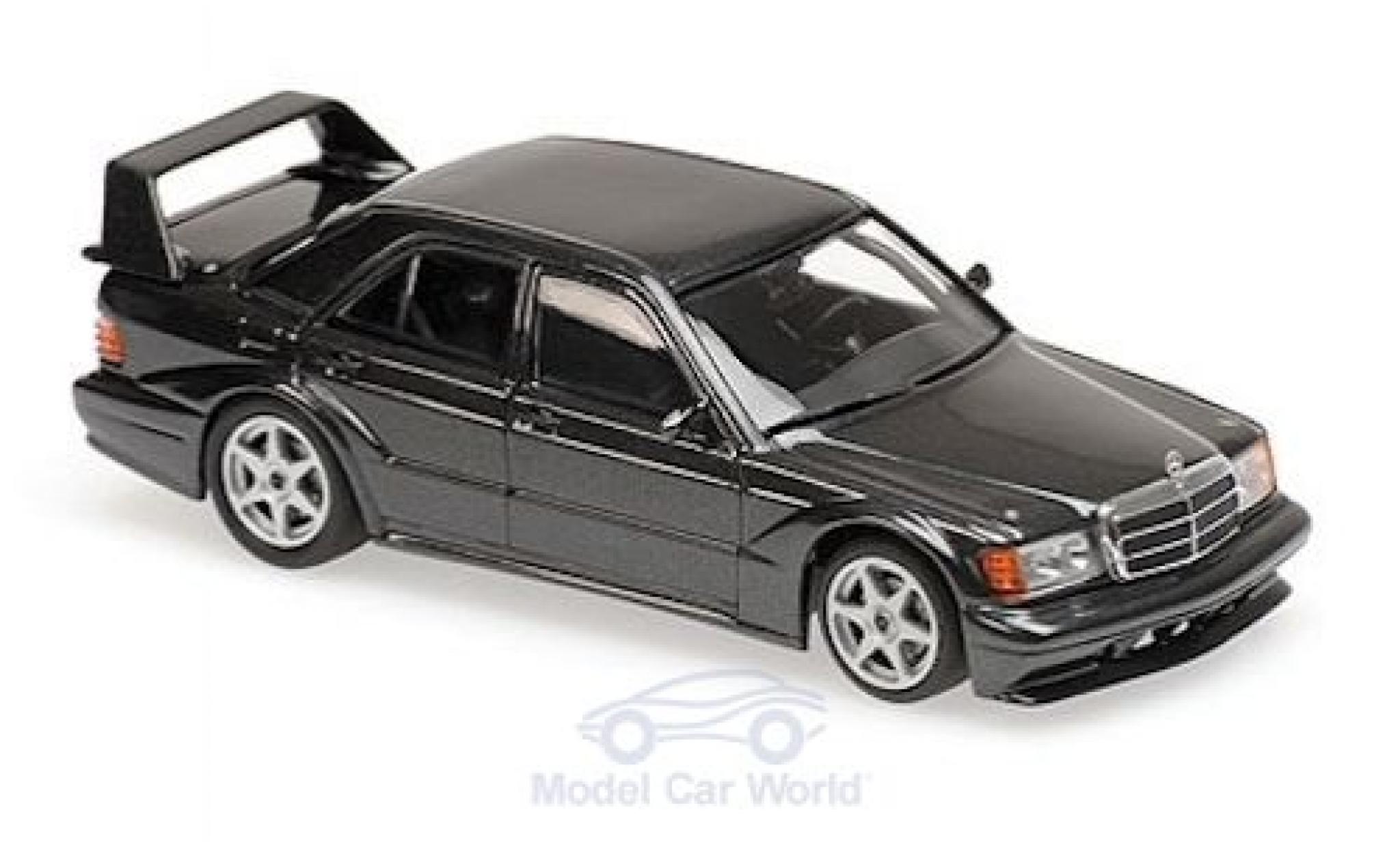 Mercedes 190 1/43 Maxichamps E 2.5-16 EVO 2 metallic zwart 1990 modelauto