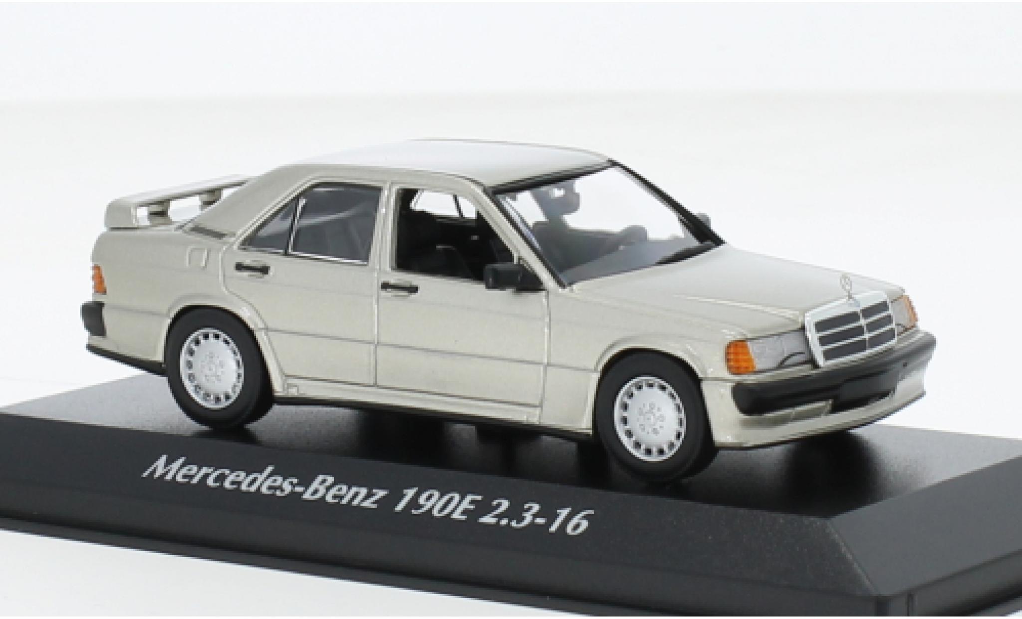 Mercedes 190 1/43 Maxichamps E (W201) 2.3-16 metallic beige 1984 1:43 modelauto