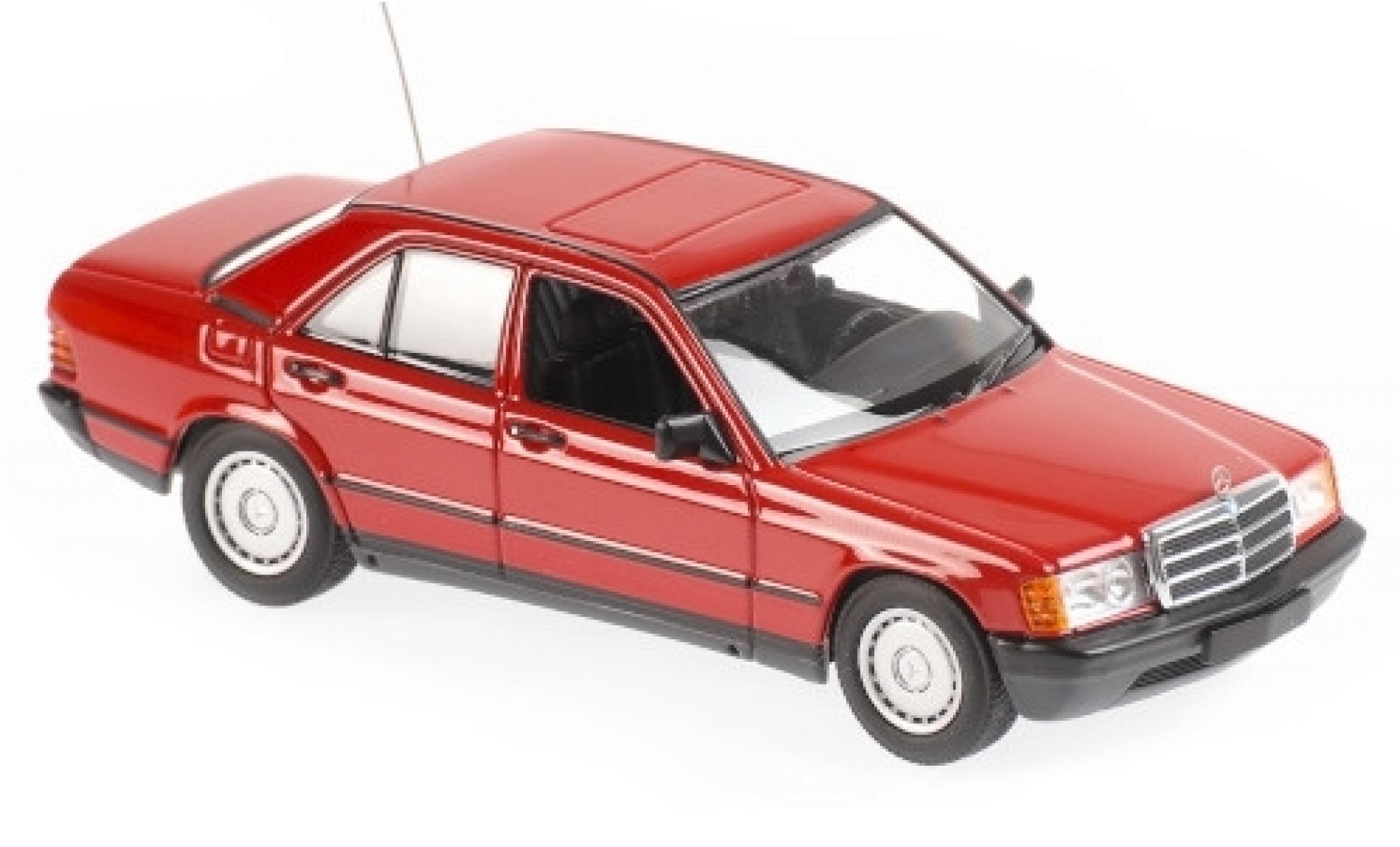 Mercedes 190 1/43 Maxichamps E (W201) rood 1984 modelauto