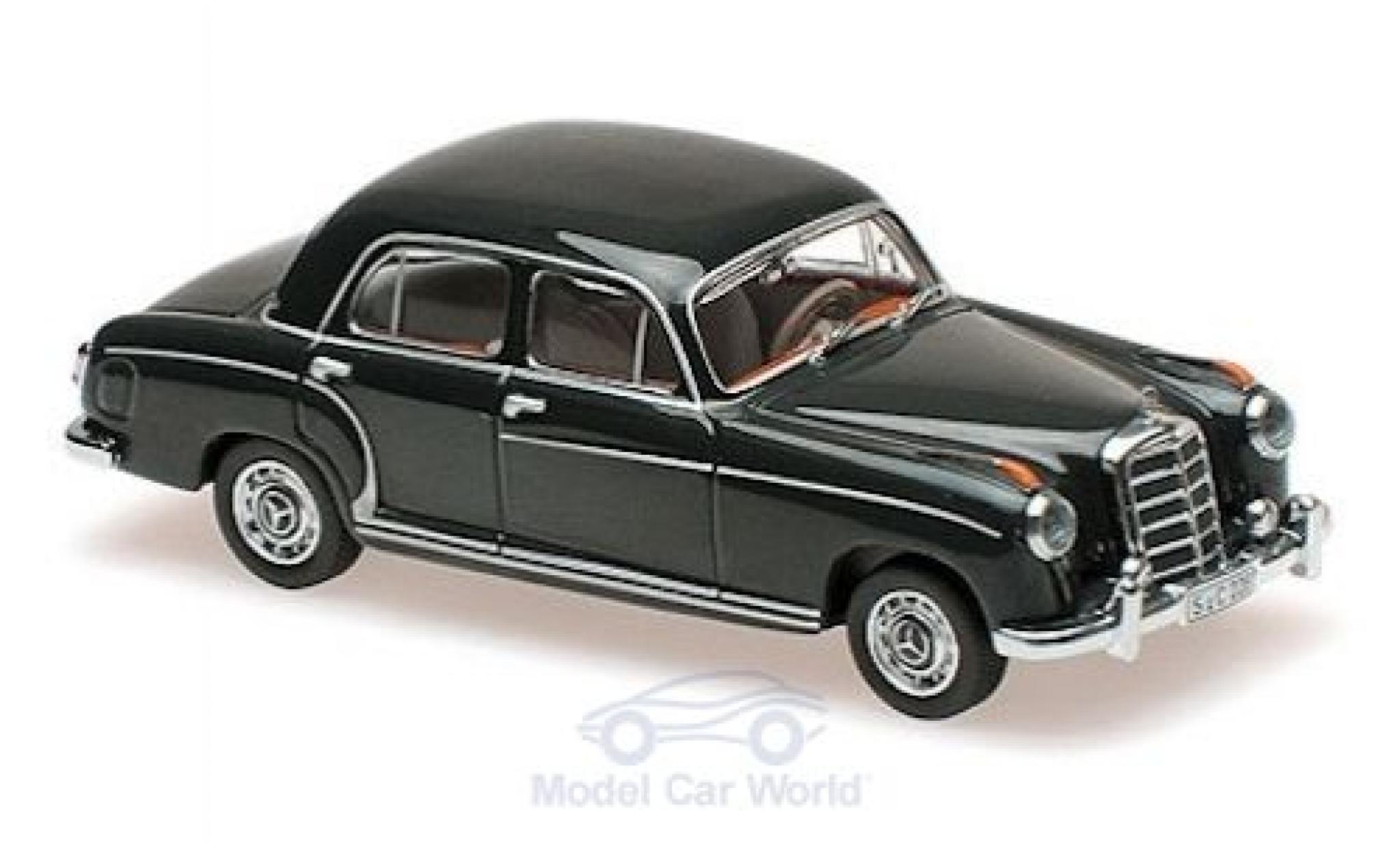 Mercedes 220 1/43 Maxichamps S groen 1956 modelauto