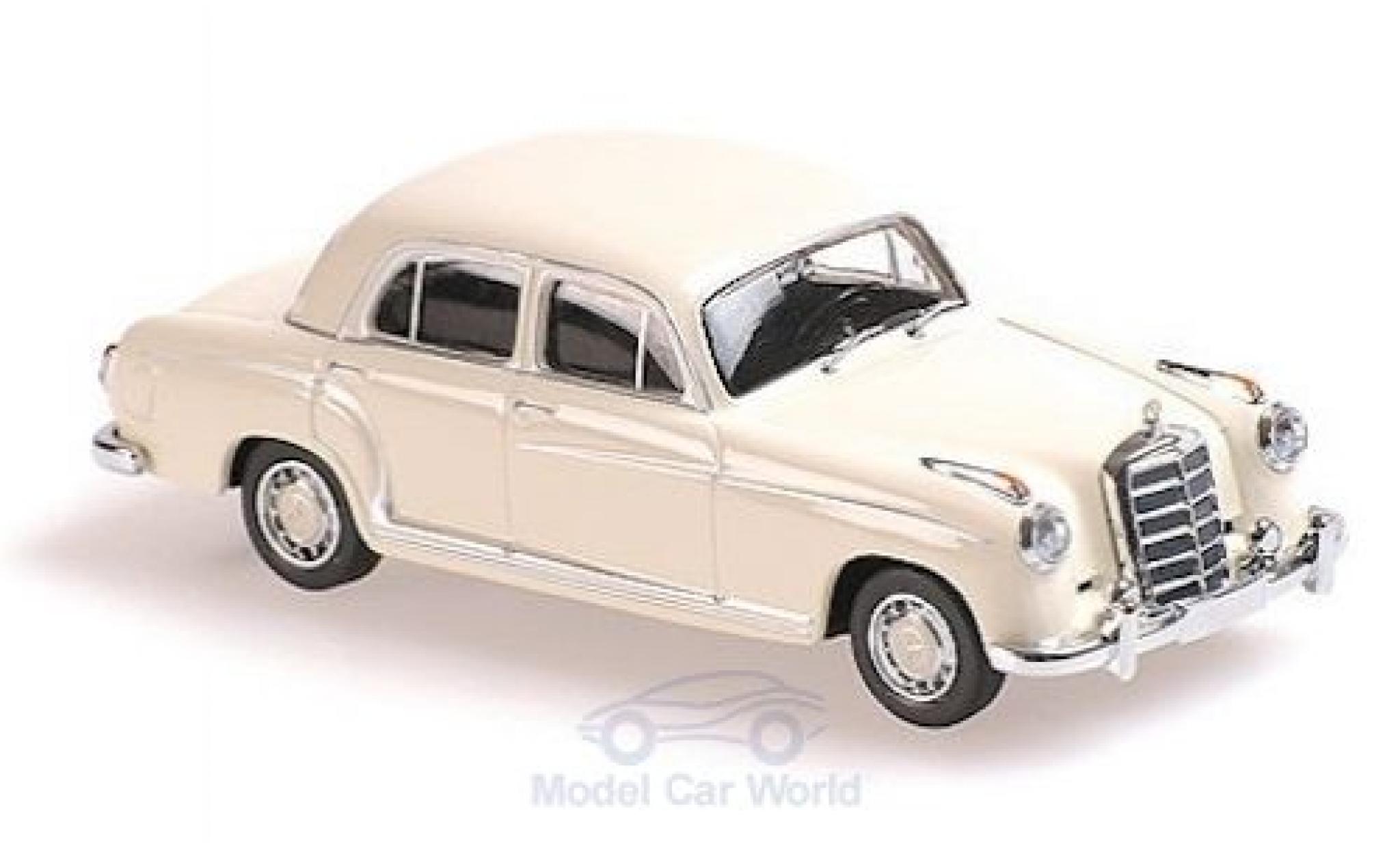 Mercedes 220 1/43 Maxichamps S wit 1956 modelauto