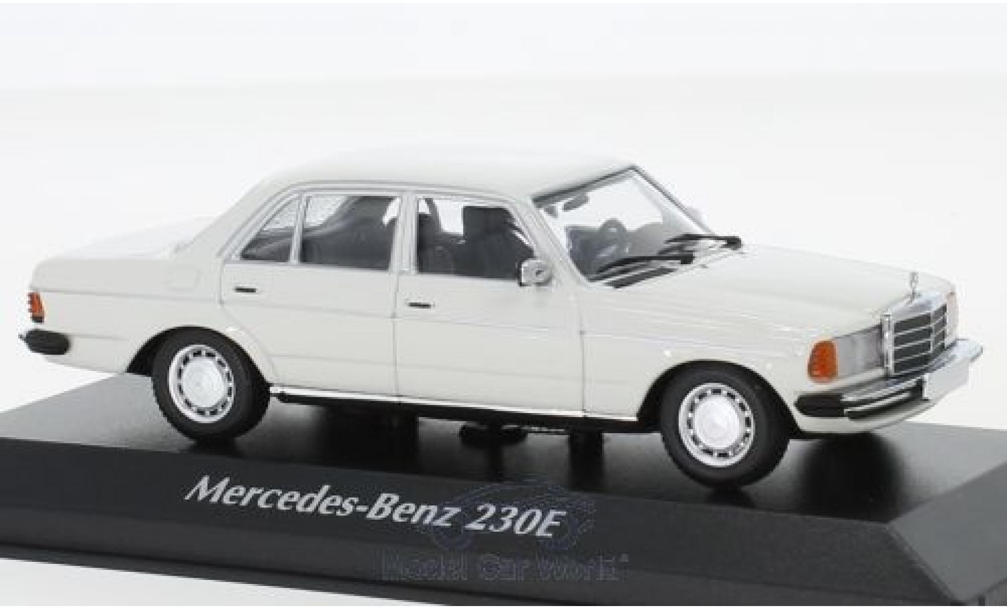 Mercedes 230 1/43 Maxichamps E (W123) wit 1982 modelauto