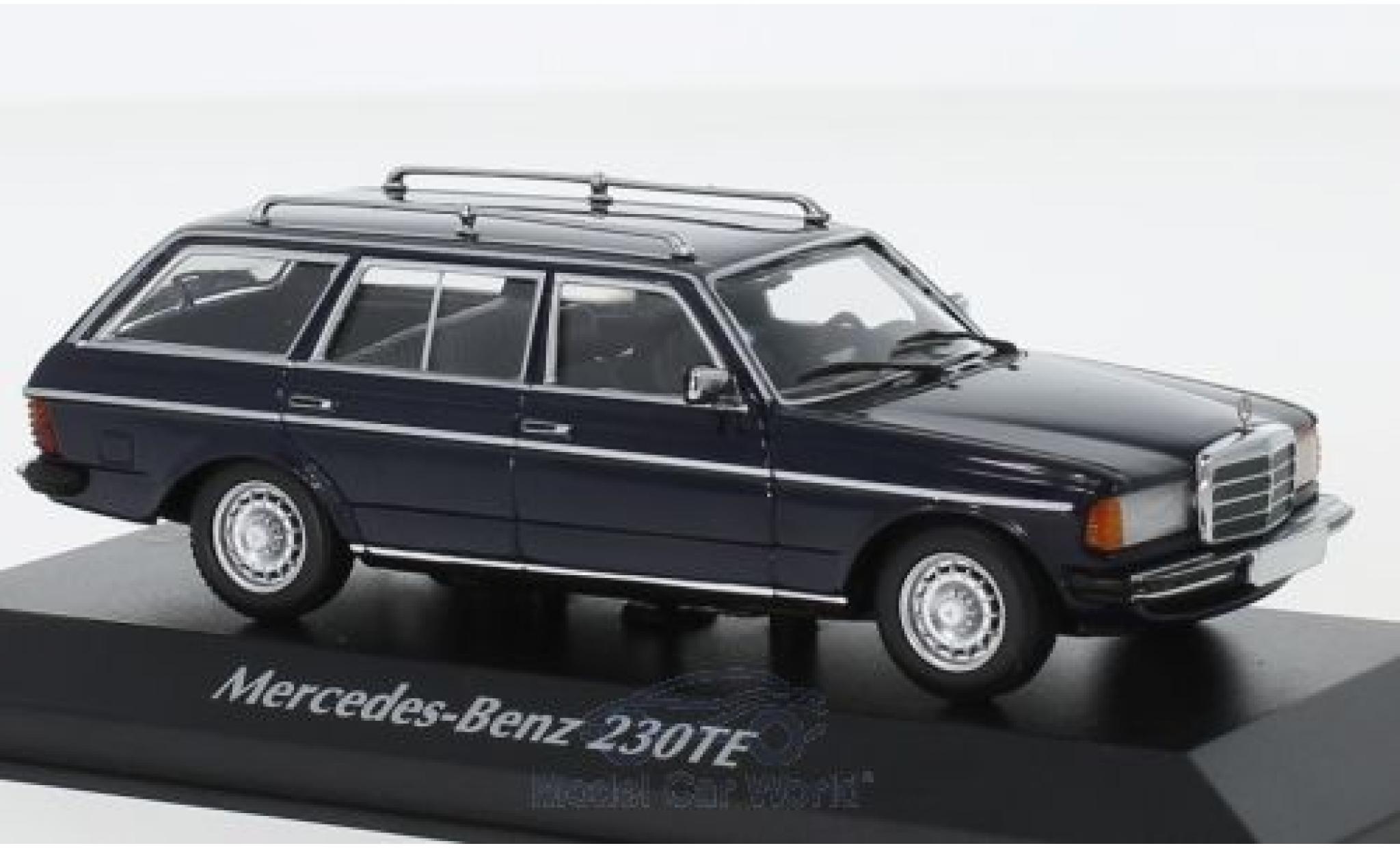 Mercedes 230 1/43 Maxichamps TE (W123) blauw 1982 modelauto