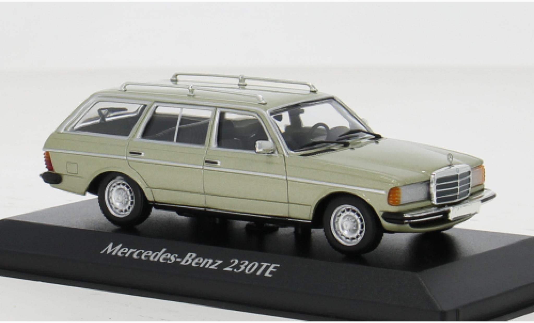Mercedes 230 1/43 Maxichamps TE (W123) metallic groen 1982 1:43 modelauto