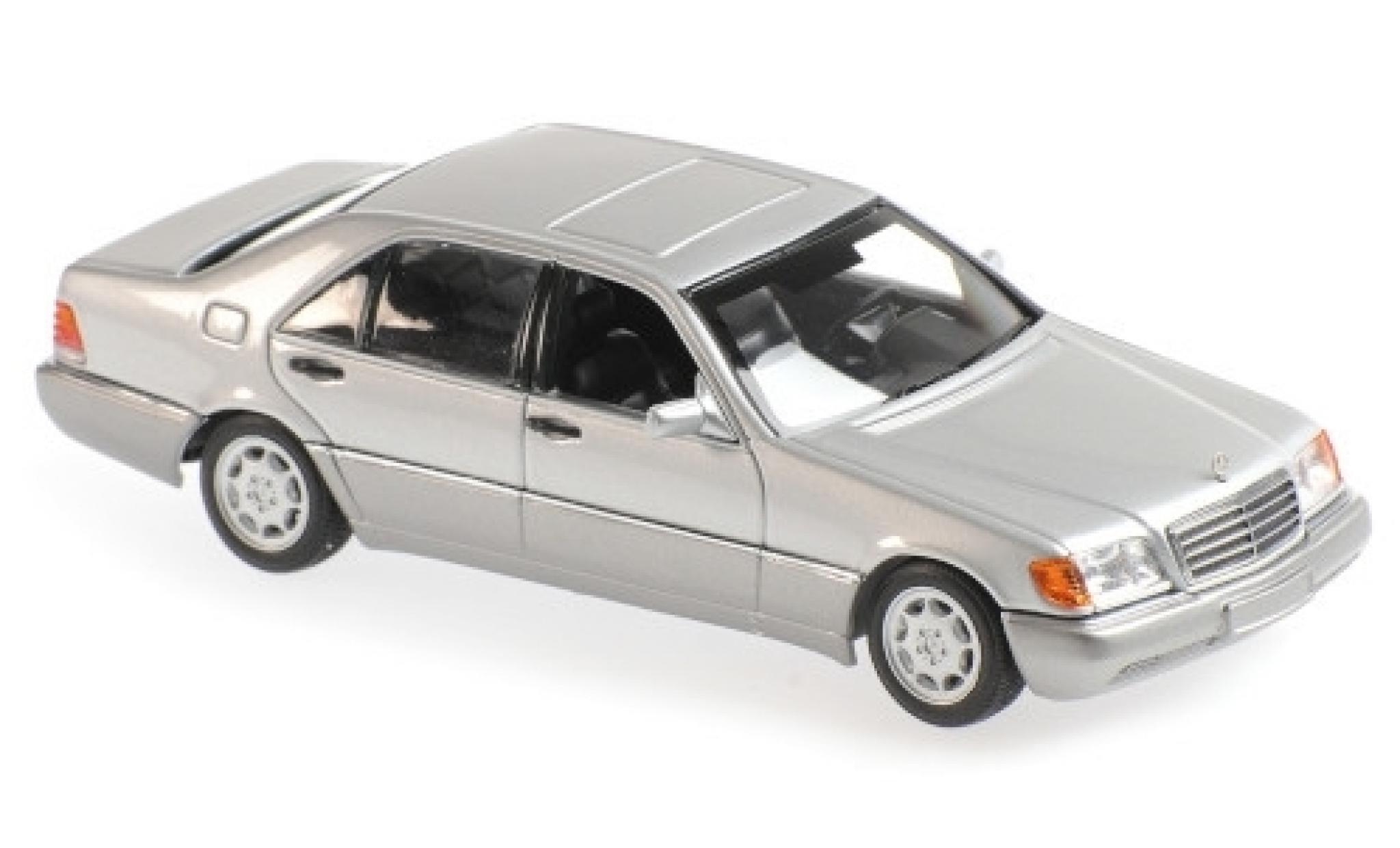 Mercedes 600 1/43 Maxichamps SEL (W140) grijs 1992 modelauto