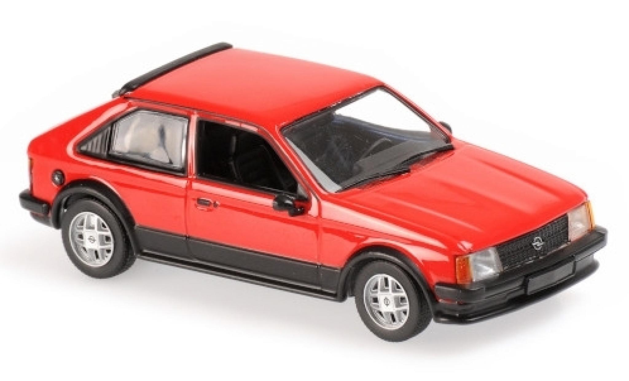 Opel Kadett 1/43 Maxichamps D SR rood 1982 modelauto