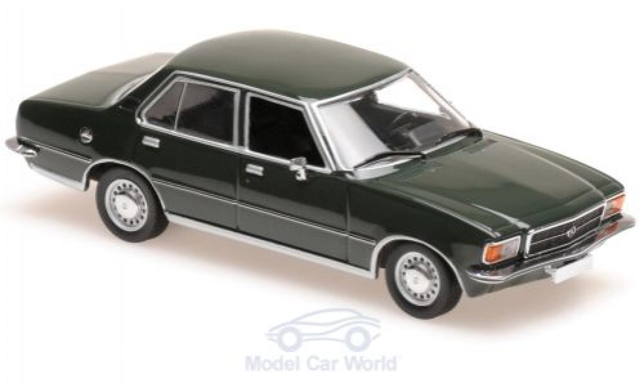 Opel Rekord 1/43 Maxichamps D groen 1975 modelauto