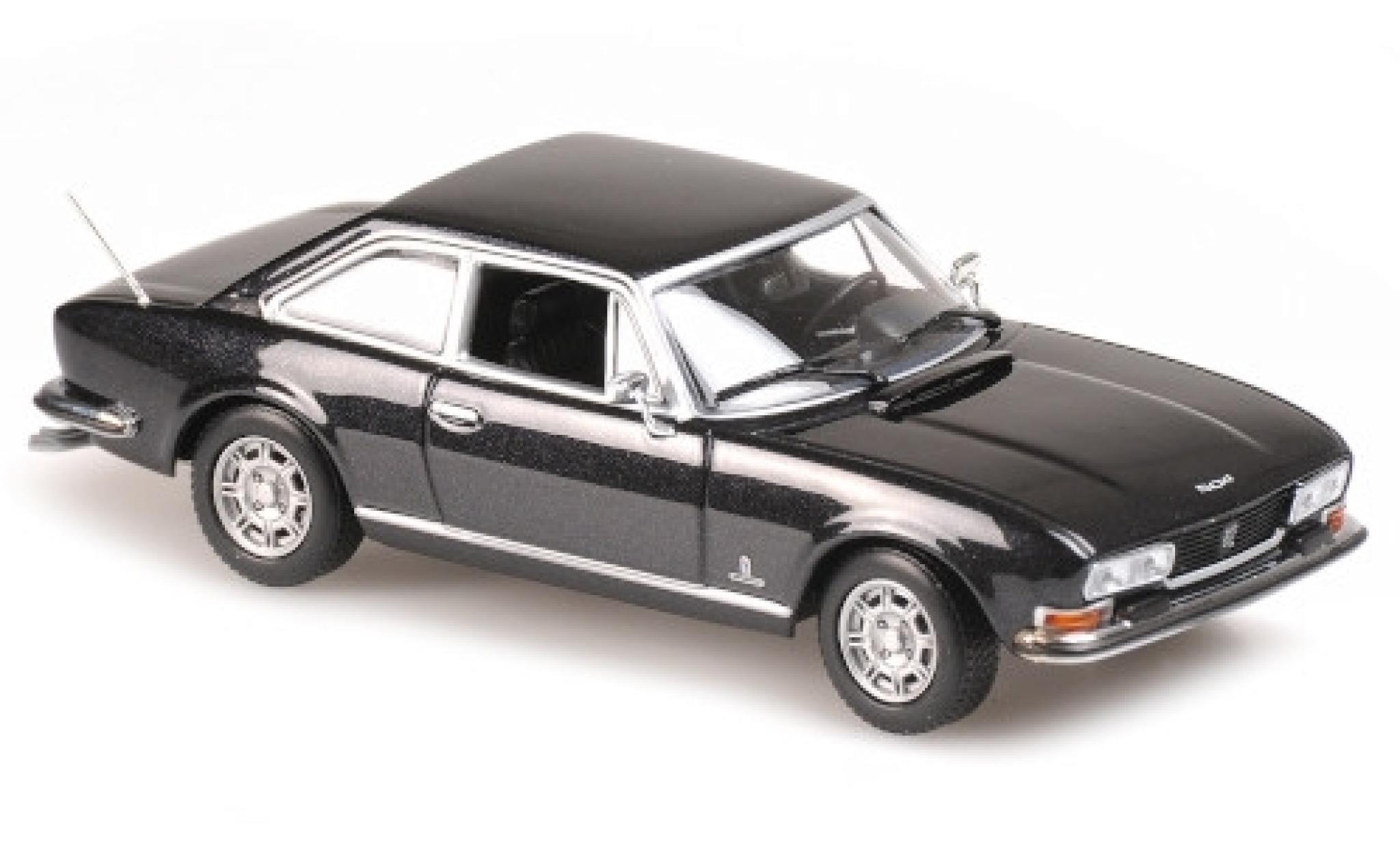 Peugeot 504 1/43 Maxichamps Coupe metallic anthrazit 1976 modelauto