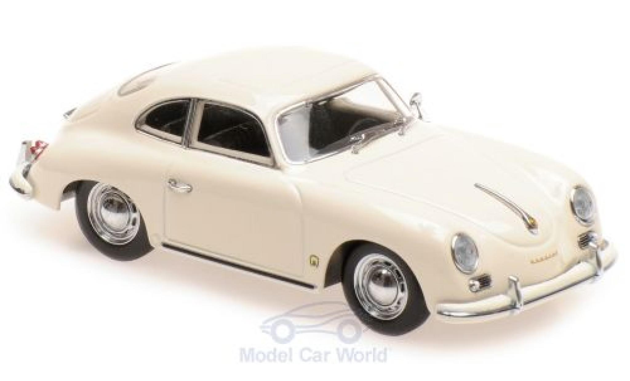 Porsche 356 1/43 Maxichamps A Coupe beige 1959 modelauto