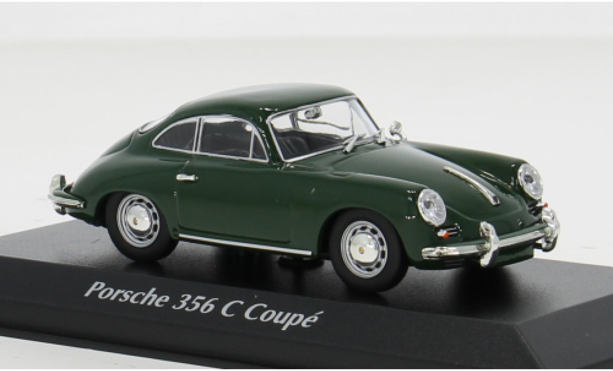 Porsche 356 1/43 Maxichamps C groen 1965 1:43 modelauto
