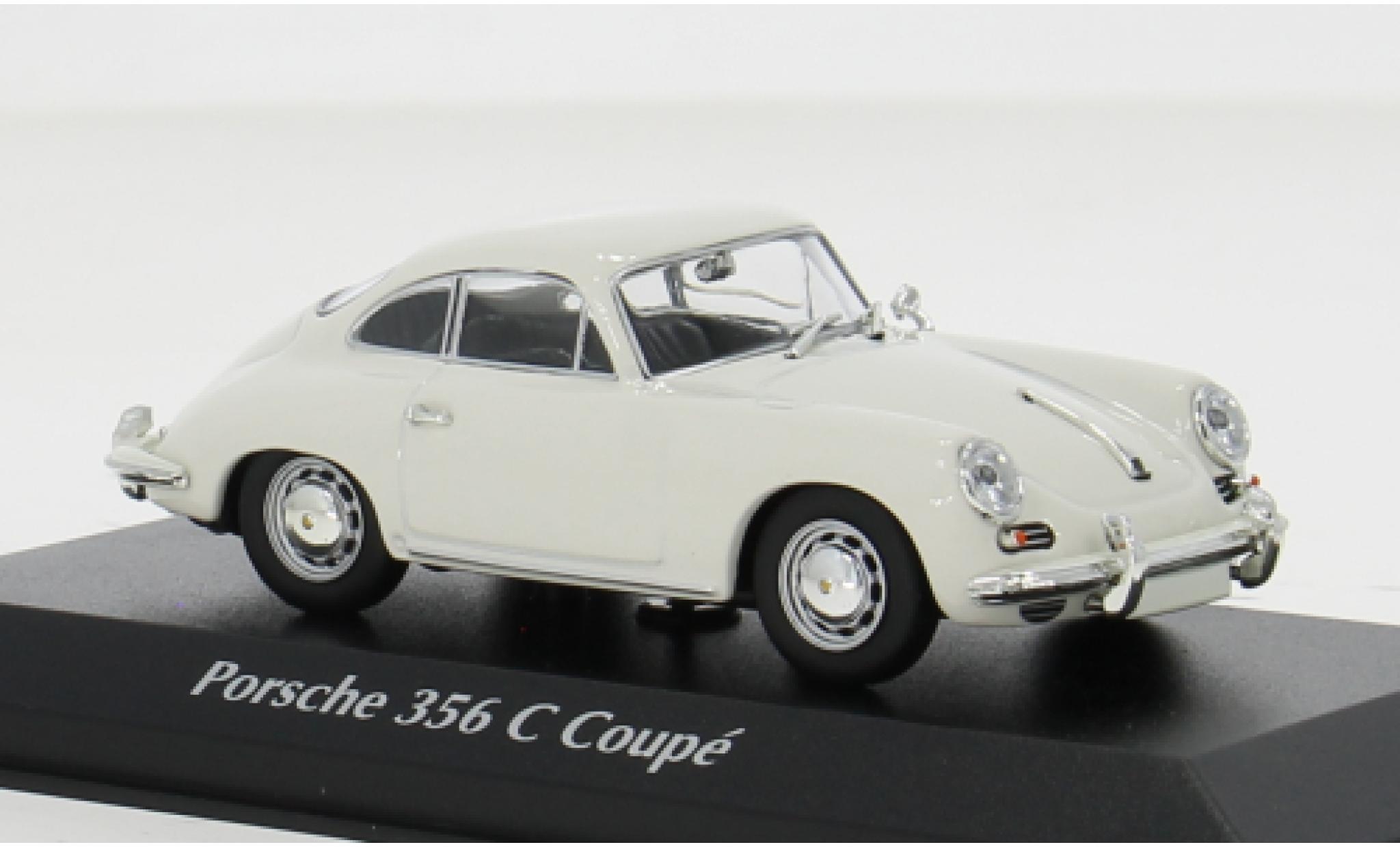 Porsche 356 1/43 Maxichamps C wit 1965 1:43 modelauto