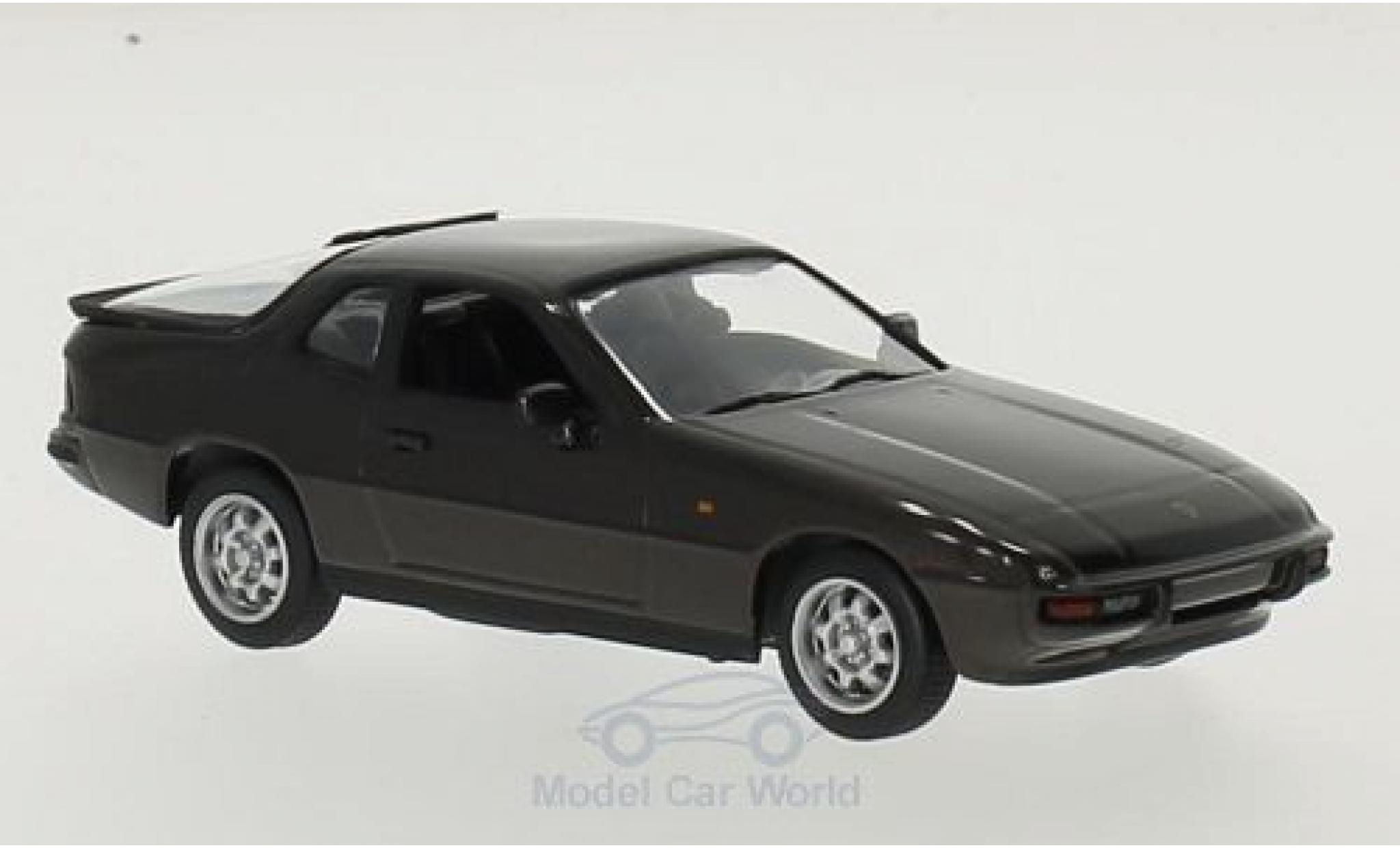 Porsche 924 1/43 Maxichamps metallic bruin 1984 modelauto