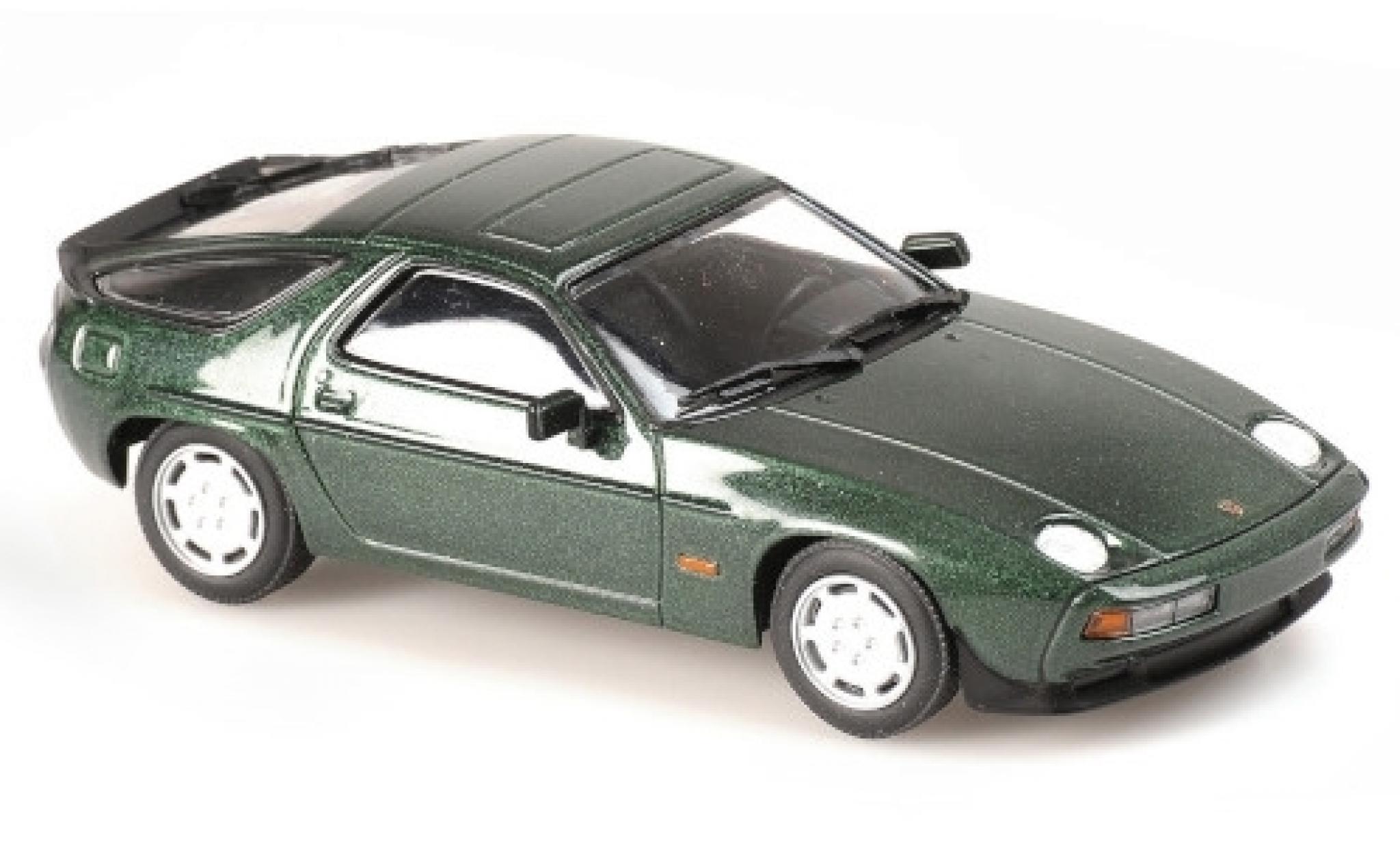 Porsche 928 1/43 Maxichamps S metallic groen 1979 modelauto