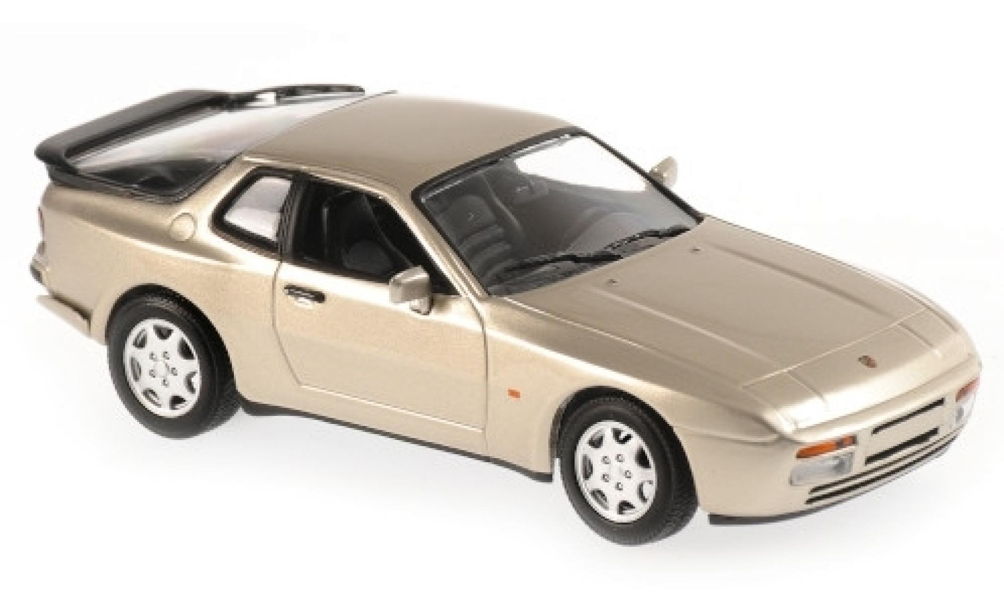 Porsche 944 1/43 Maxichamps S2 metallic beige 1989 modelauto