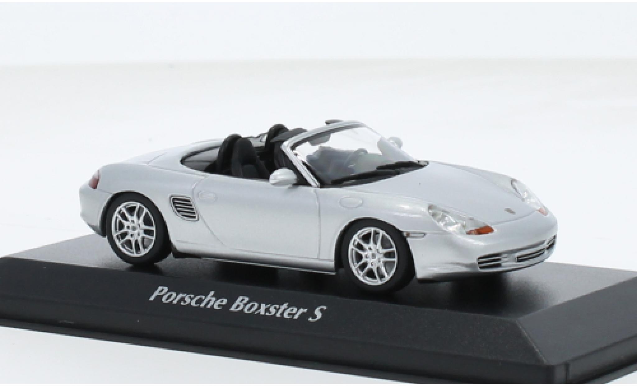 Porsche Boxster 1/43 Maxichamps S grijs 2002 1:43 modelauto