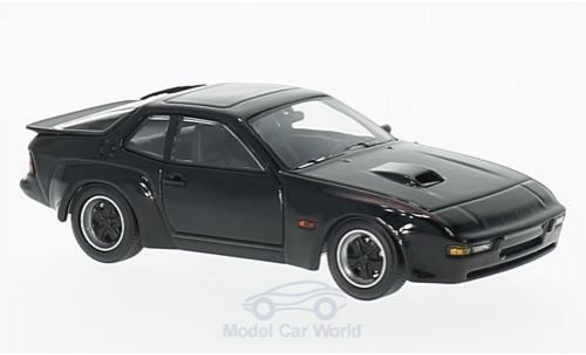 Porsche 924 1/43 Maxichamps Carrera GT zwart 1981 modelauto