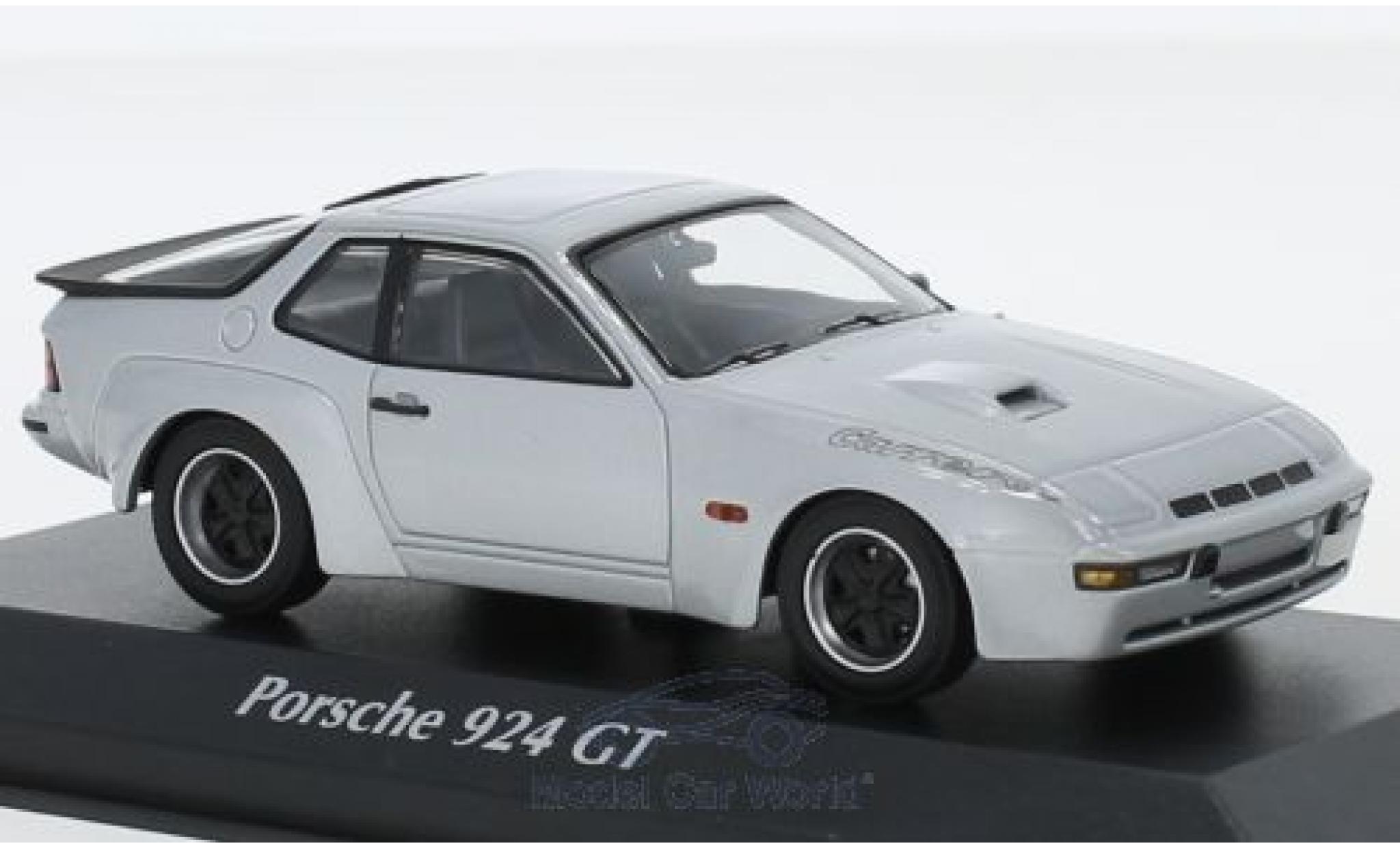Porsche 924 1/43 Maxichamps Carrera GT grijs 1981 modelauto