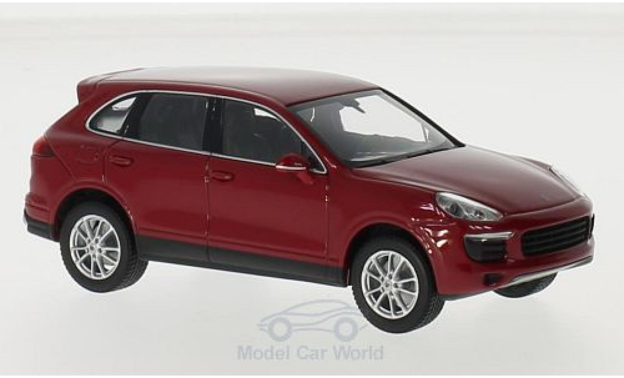 Porsche Cayenne S 1/43 Maxichamps rood 2014 modelauto