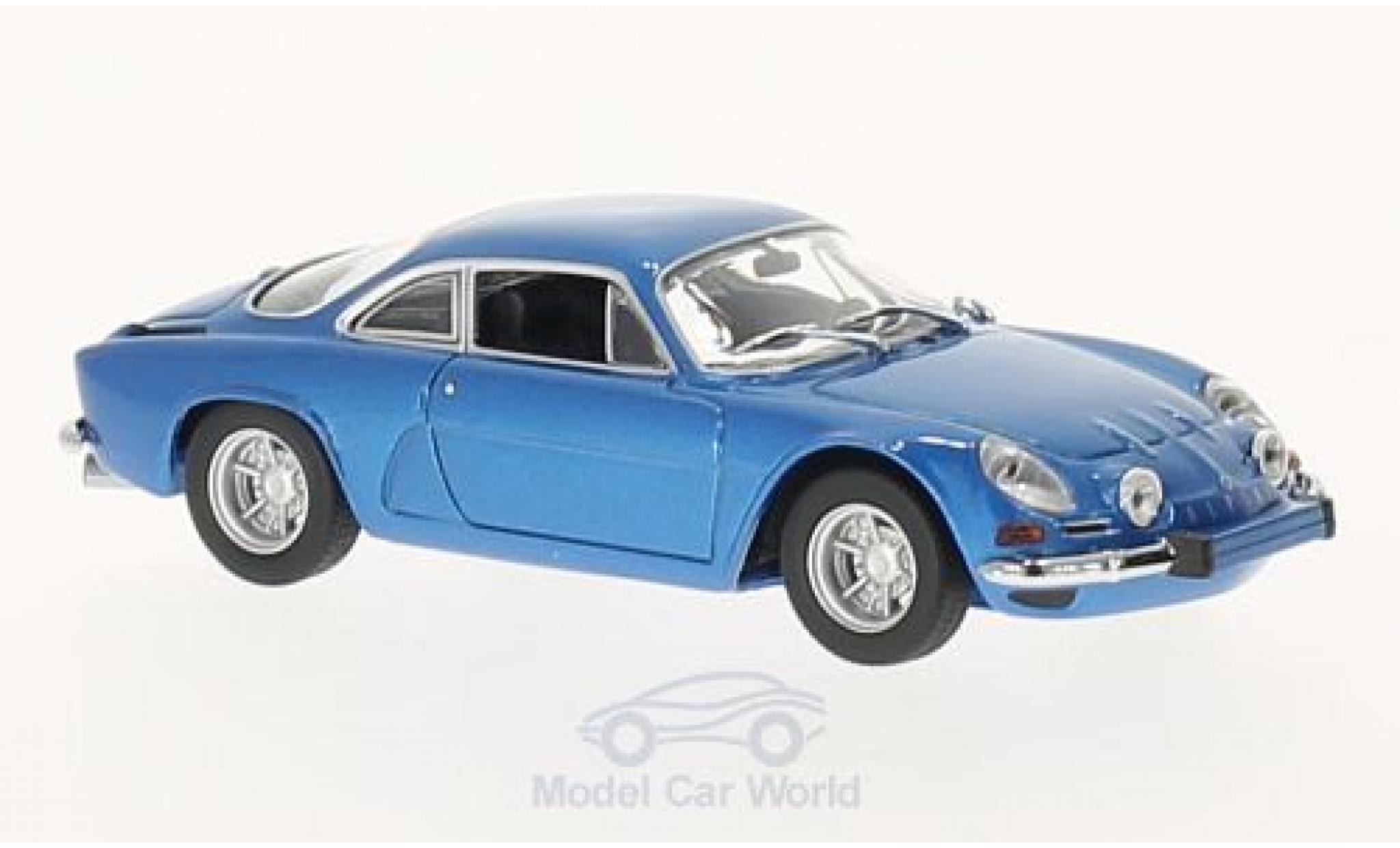 Alpine A110 1/43 Maxichamps Renault metallic blauw 1971 modelauto