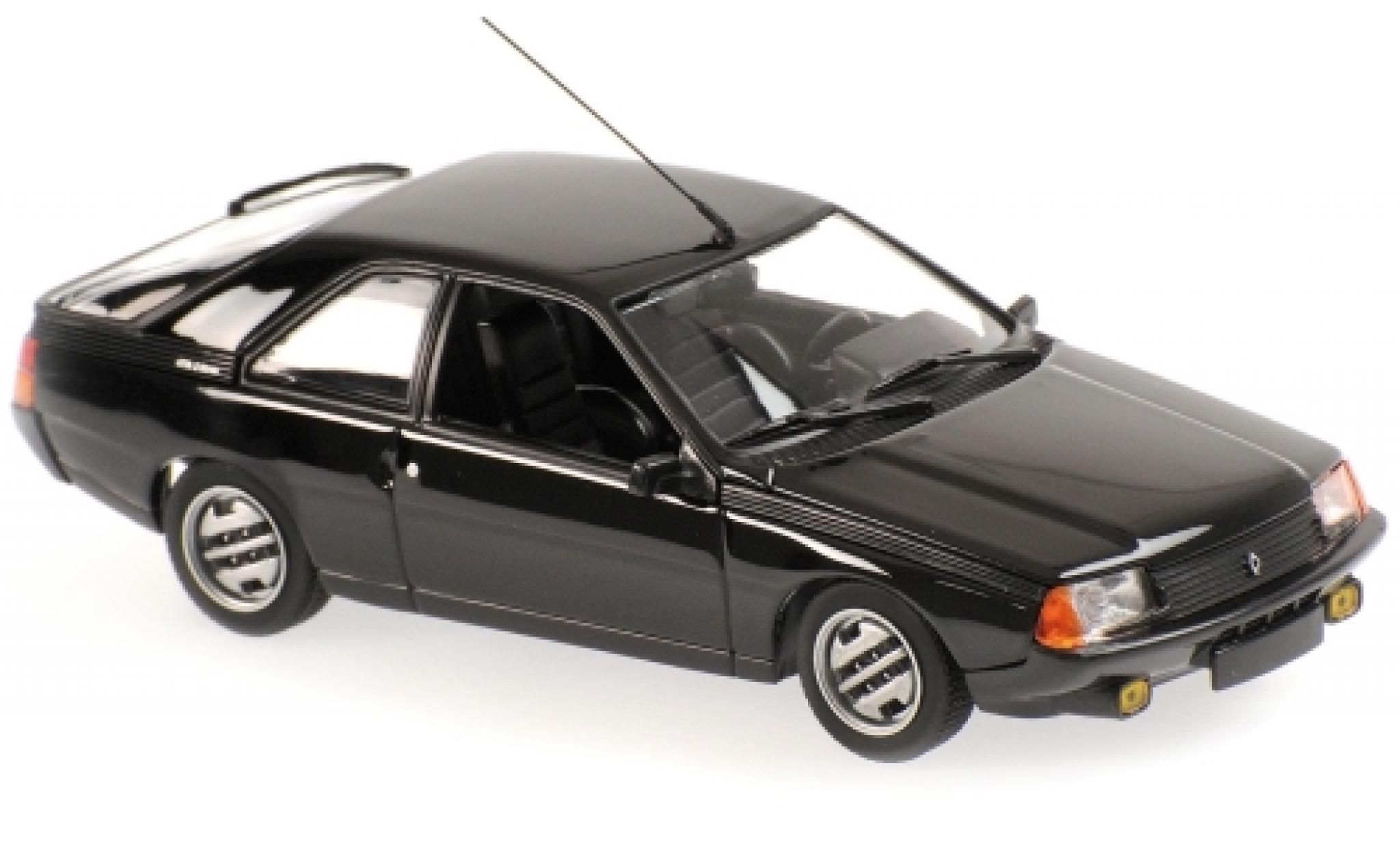 Renault Fuego 1/43 Maxichamps zwart 1984 modelauto