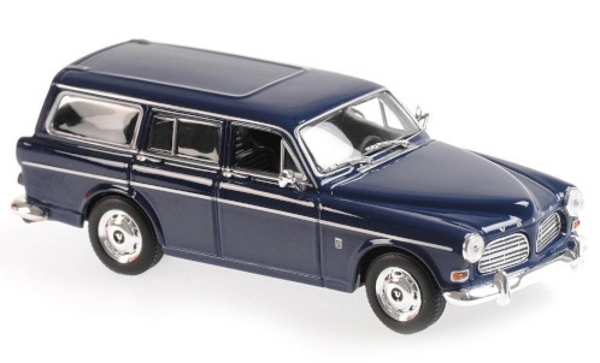 Volvo 121 1/43 Maxichamps Amazon Stationwagen blauw 1966 modelauto
