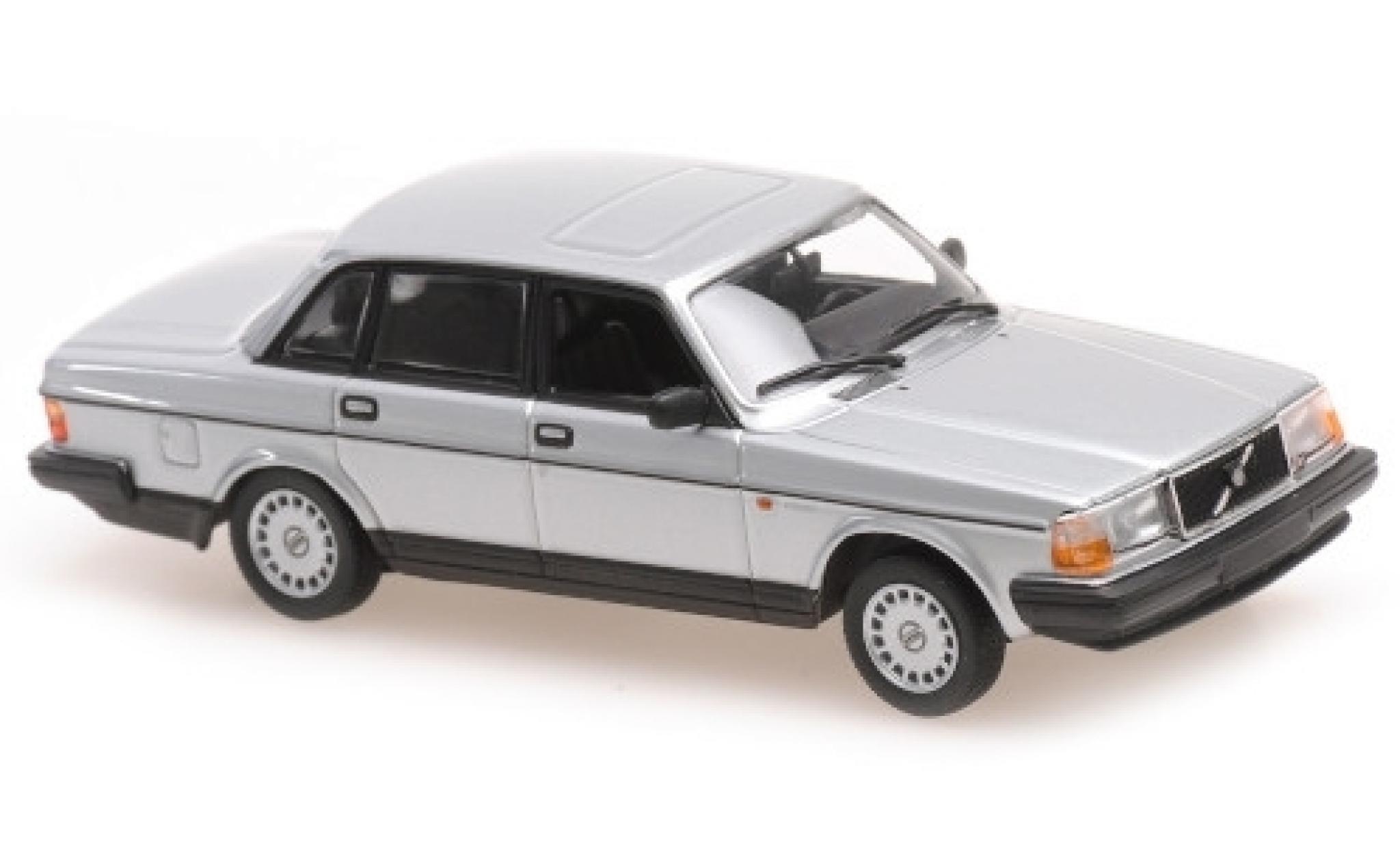 Volvo 240 1/43 Maxichamps GL grijs 1986 modelauto