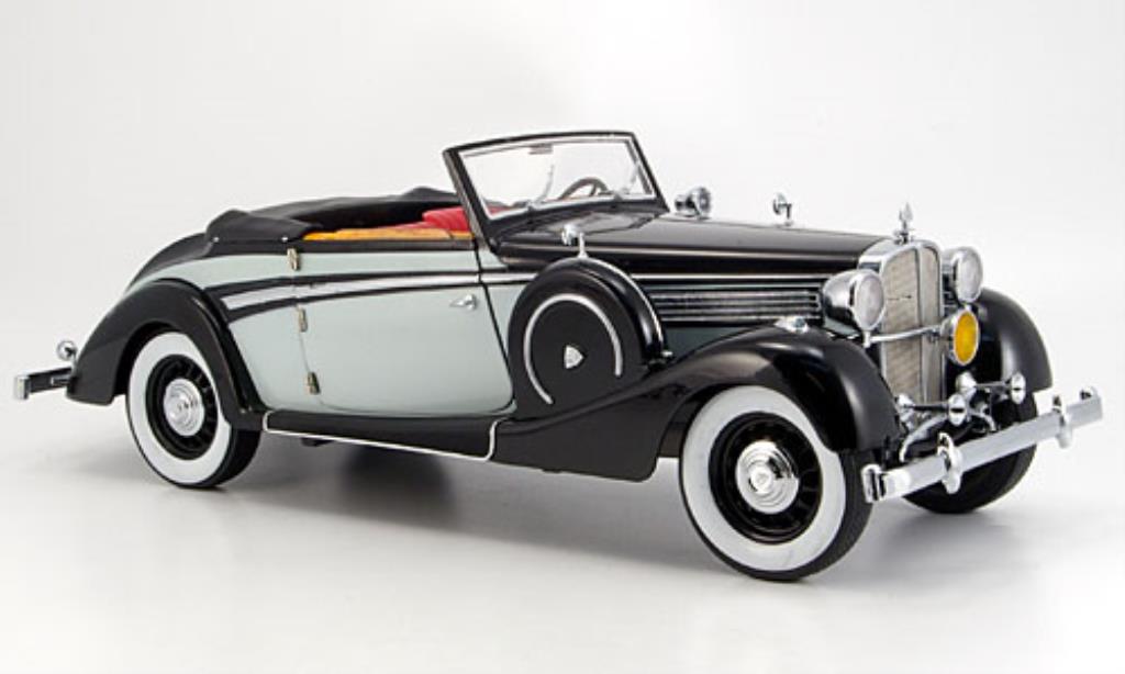 Maybach SW 1/18 Signature 38 Spohn grijs/zwart (Premium) 1937 modelauto