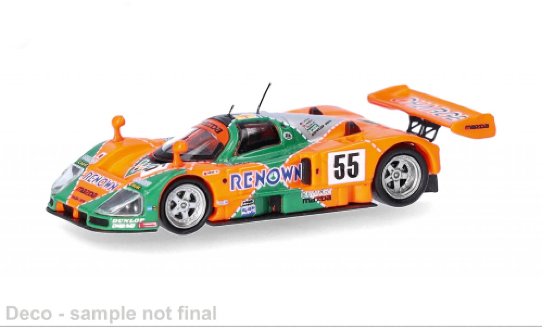 Mazda 787B 1/87 Micro City 87 oranje/groen 1:87 modelauto