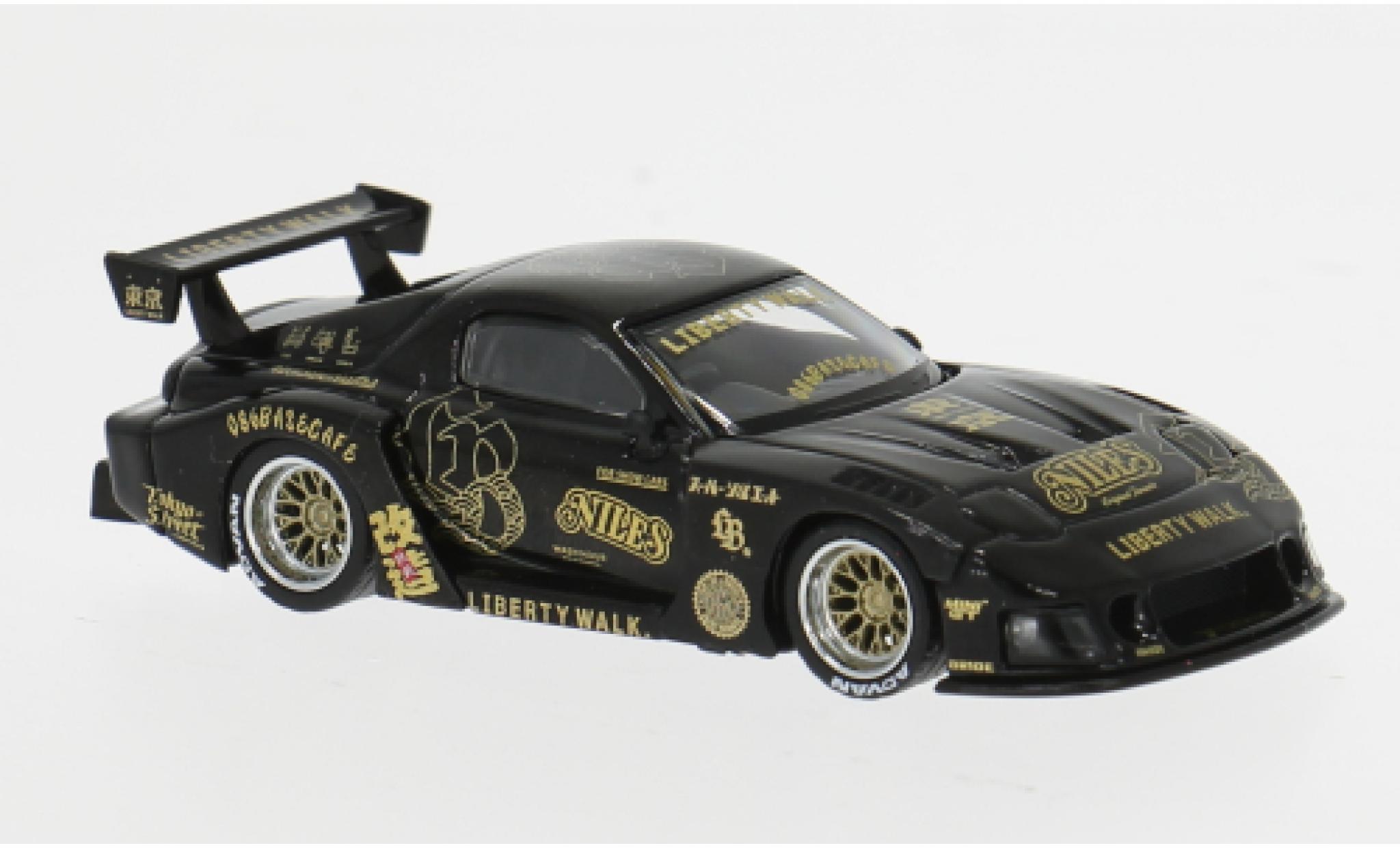 Mazda RX7 1/64 Mini GT (FD3S) LB-Super Silhouette zwart 2025 1:64 modelauto