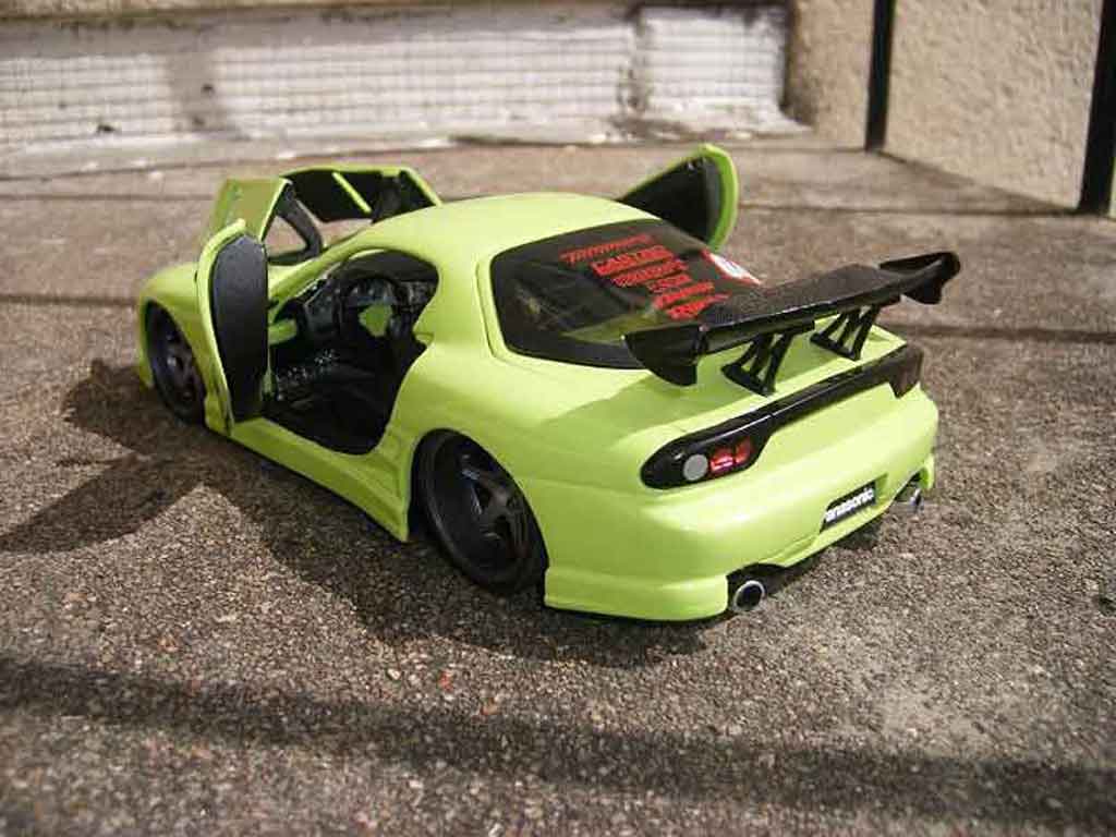 Mazda RX7 Base groen 1/18 Jada Toys