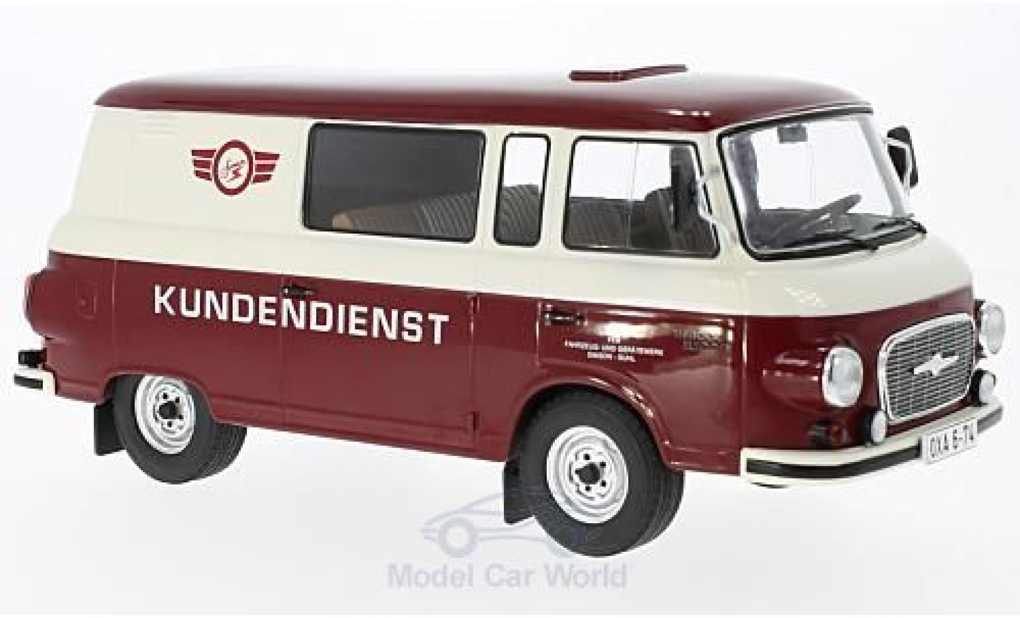 Barkas B 1000 1/18 MCG Halbbus Simson Kundendienst 1970 modelauto