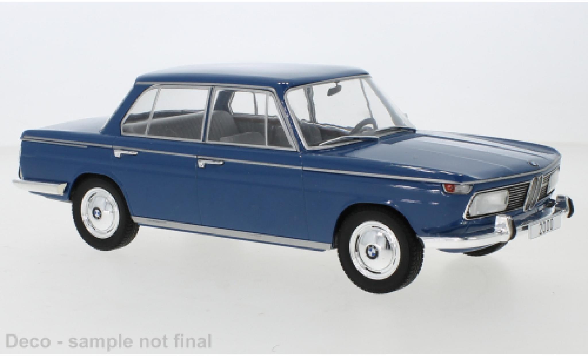 Bmw 2000 1/18 MCG (Typ 121) blauw 1966 modelauto