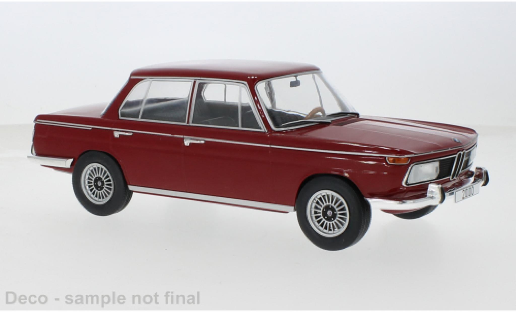 Bmw 2000 1/18 MCG (Typ 121) rood 1966 1:18 modelauto