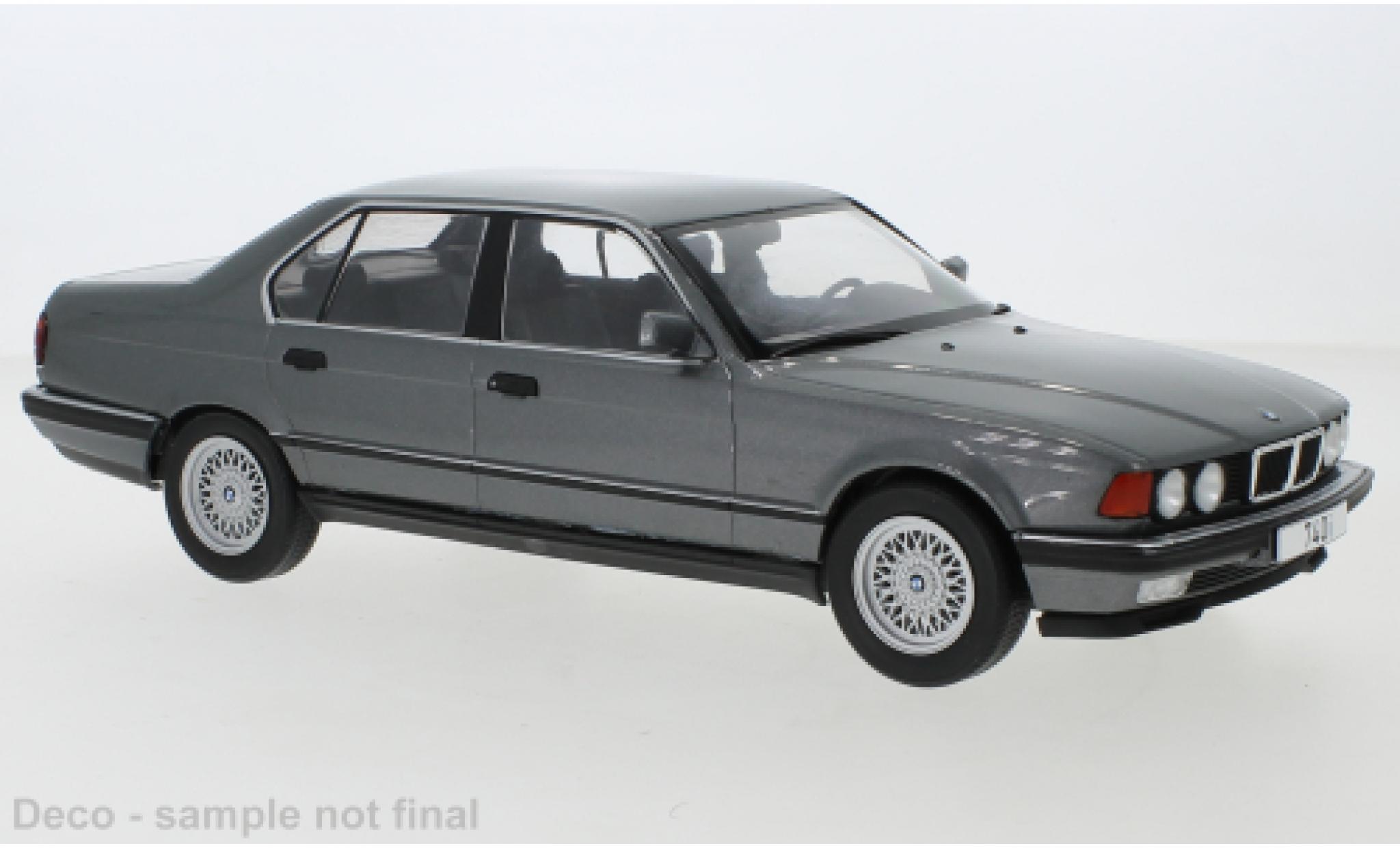 Bmw 740 1/18 MCG i (E32) metallic grijs 1992 7er / 7 Series modelauto