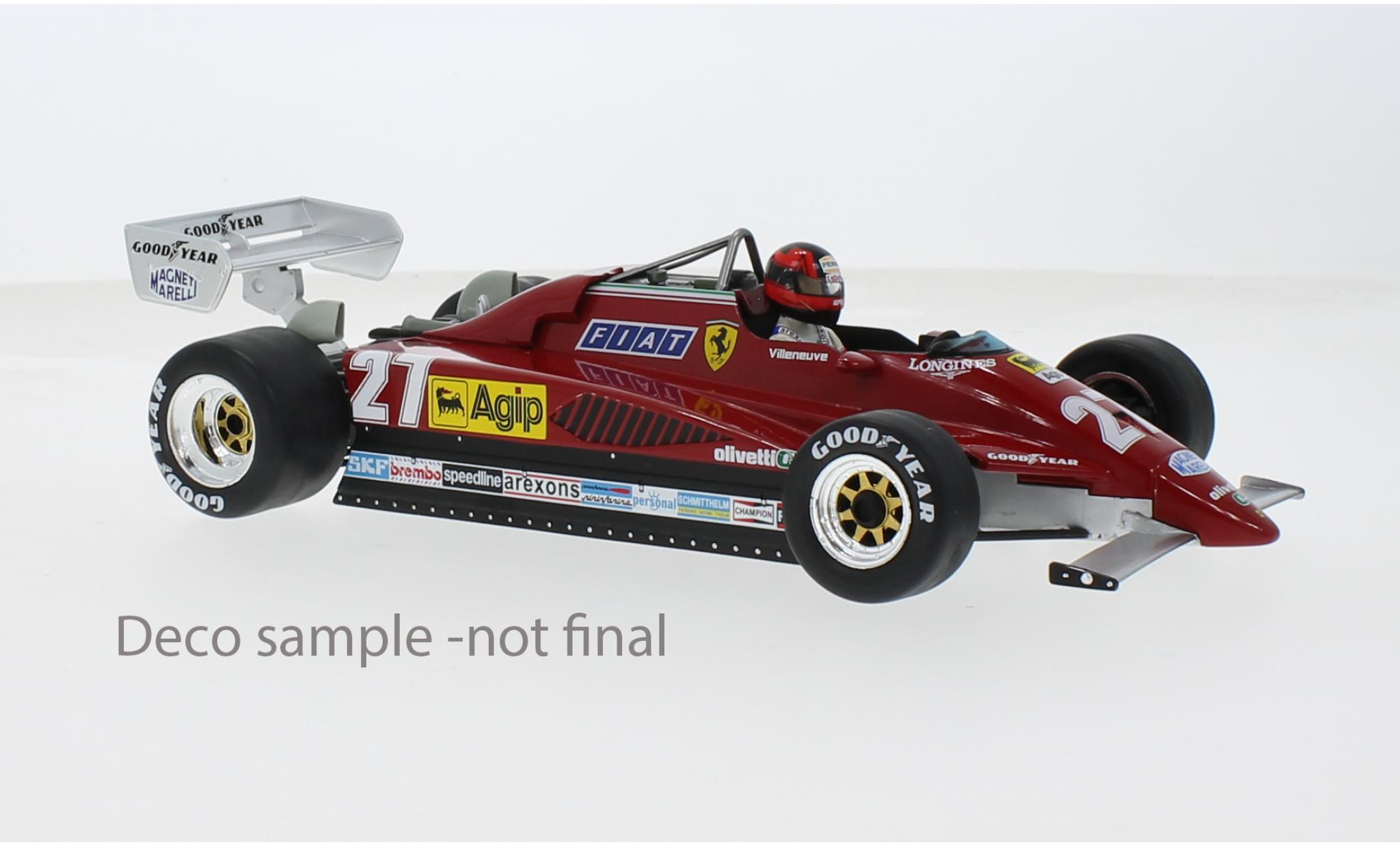 Ferrari 126 1/18 MCG C2 No.27 Scuderia SpA SEFAC Formel 1 GP Belgien 1982 1:18 modelauto