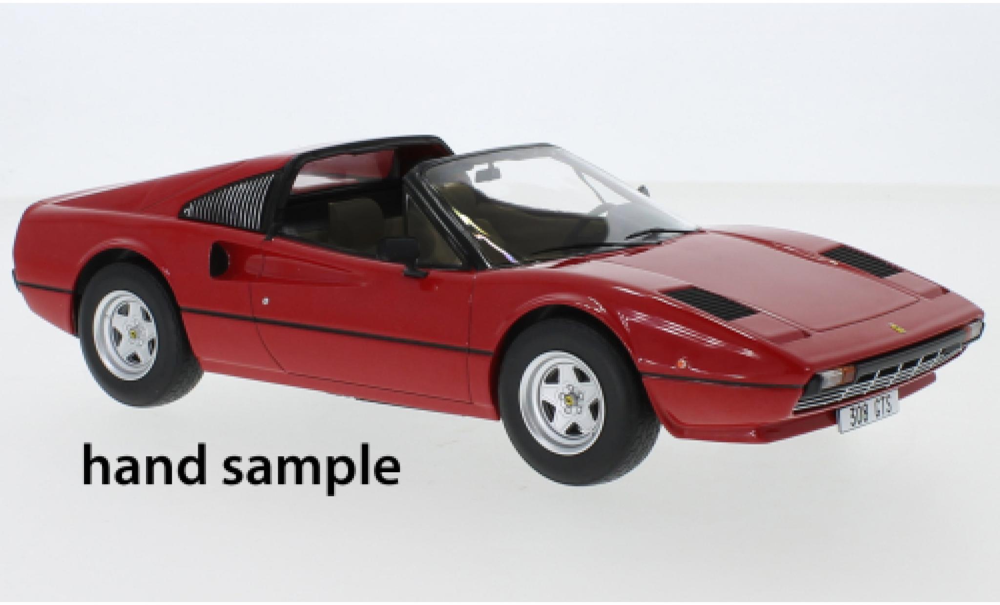 Ferrari 308 1/18 MCG GTS rood 1977 offen modelauto