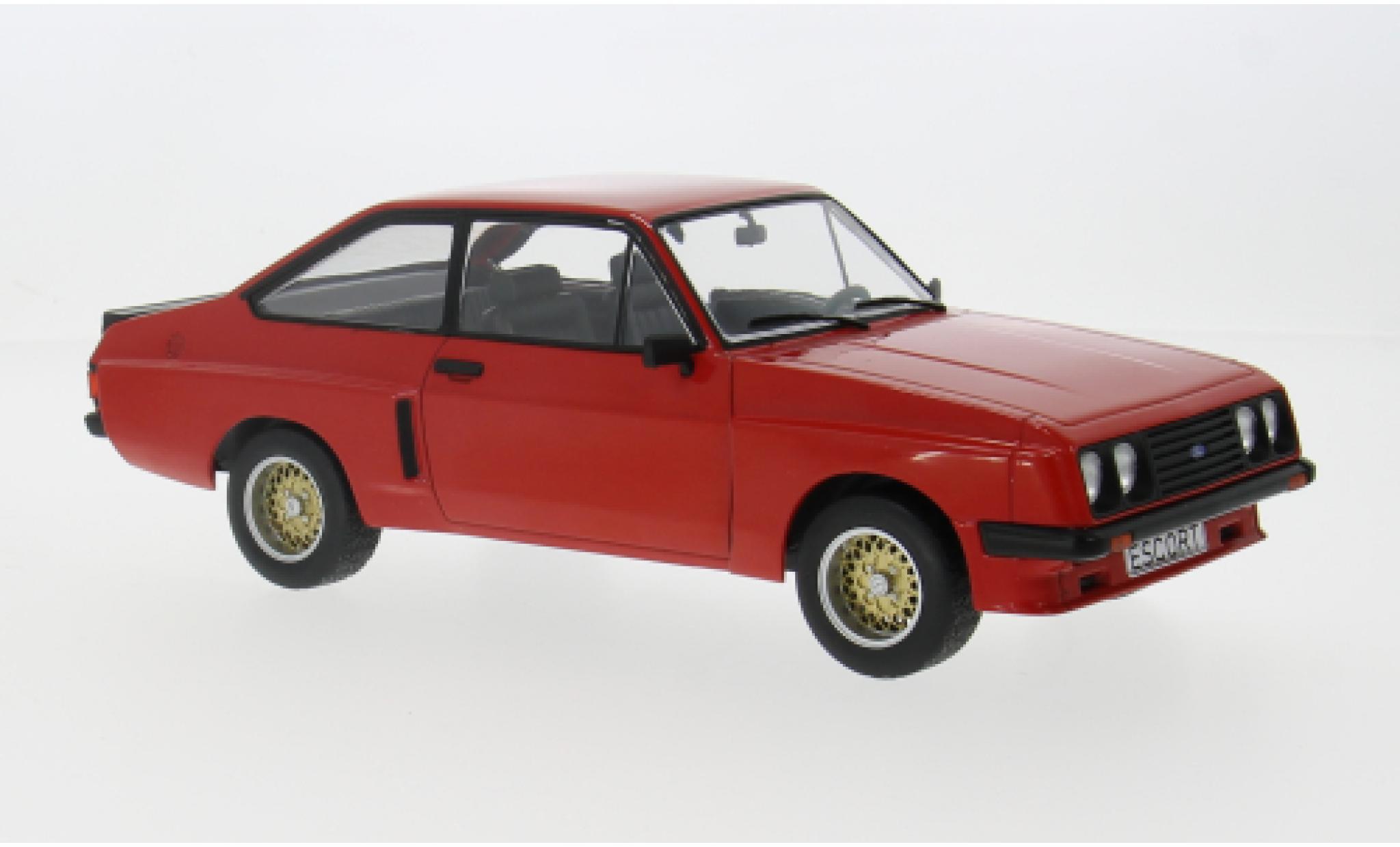 Ford Escort 1/18 MCG MK II RS 2000 X-Pack rood 1977 1:18 modelauto