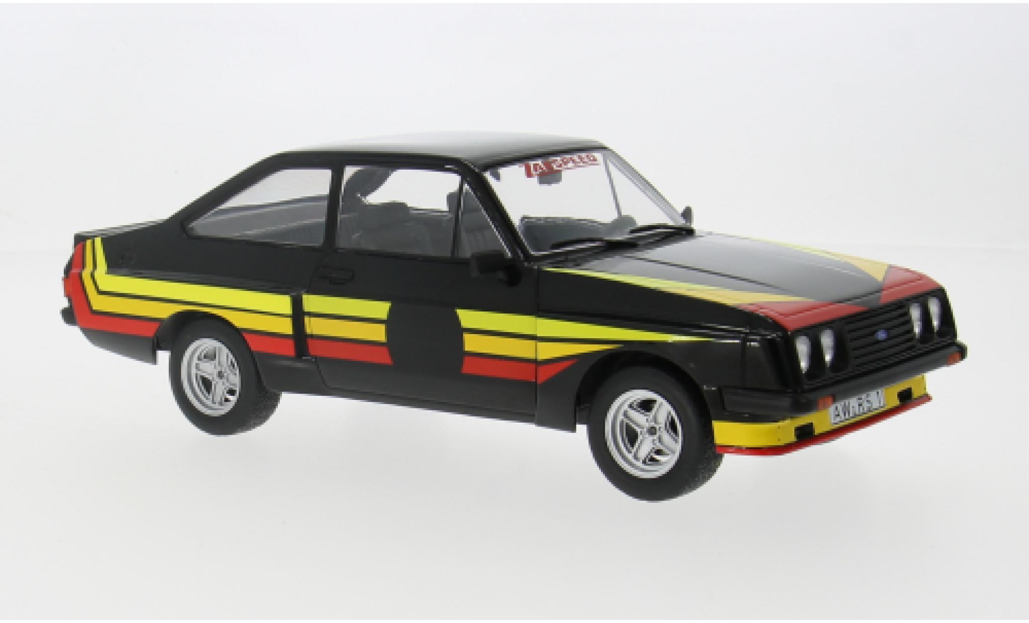 Ford Escort 1/18 MCG MK II RS 2000 X-Pack zwart/Dekor 1977 1:18 modelauto