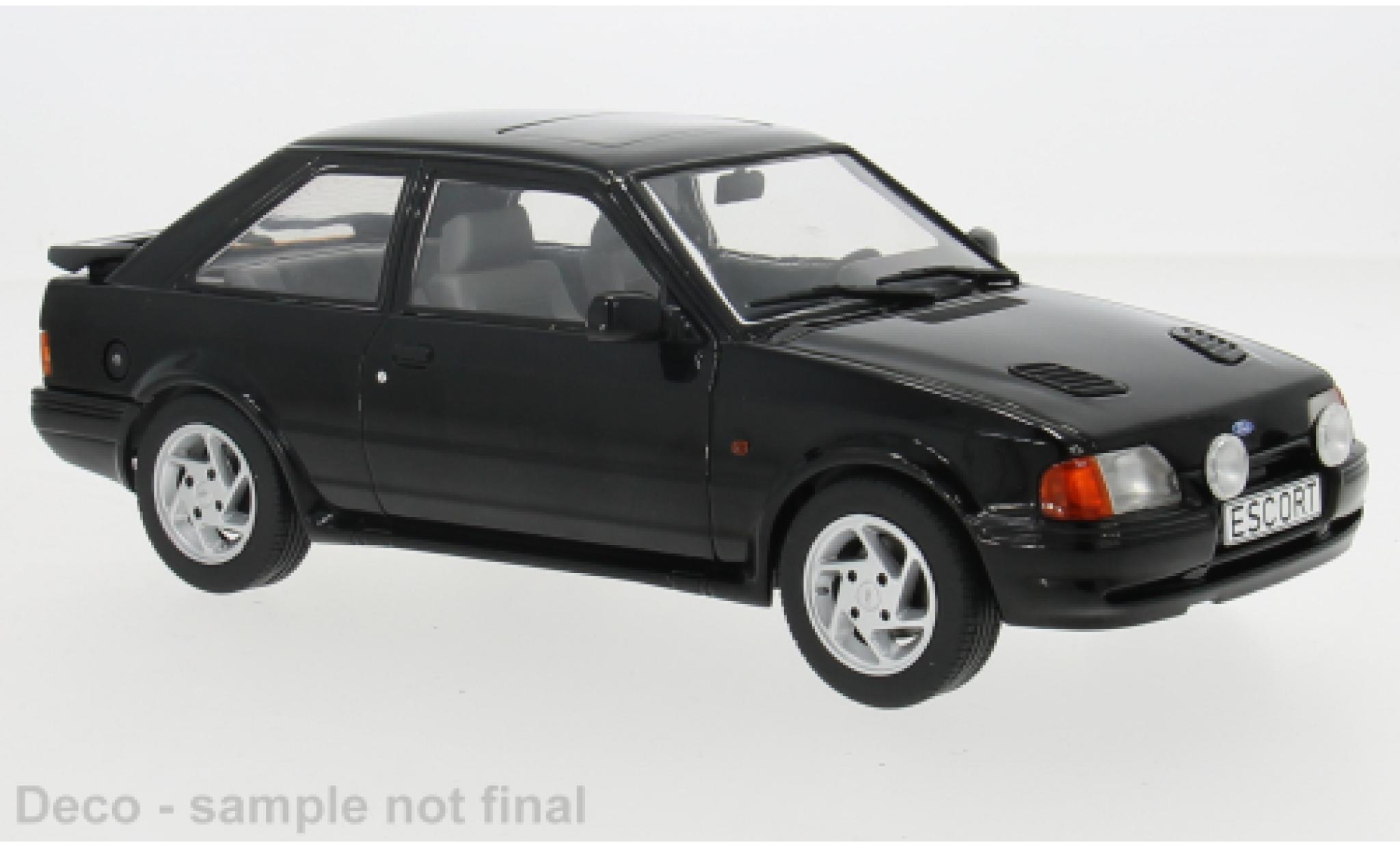 Ford Escort 1/18 MCG MK IV RS Turbo S2 zwart 1990 1:18 modelauto