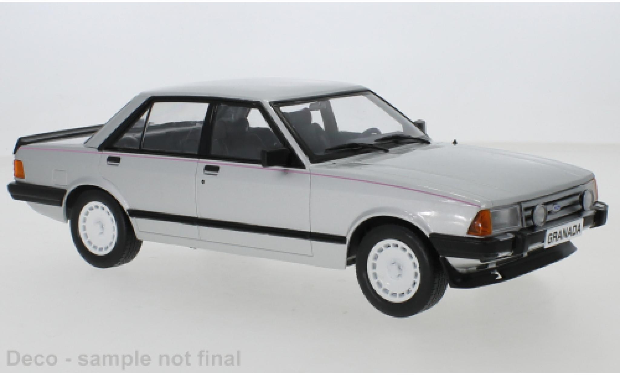 Ford Granada 1/18 MCG MK II 2.8 Injection grijs 1981 exclusive Model Car World modelauto