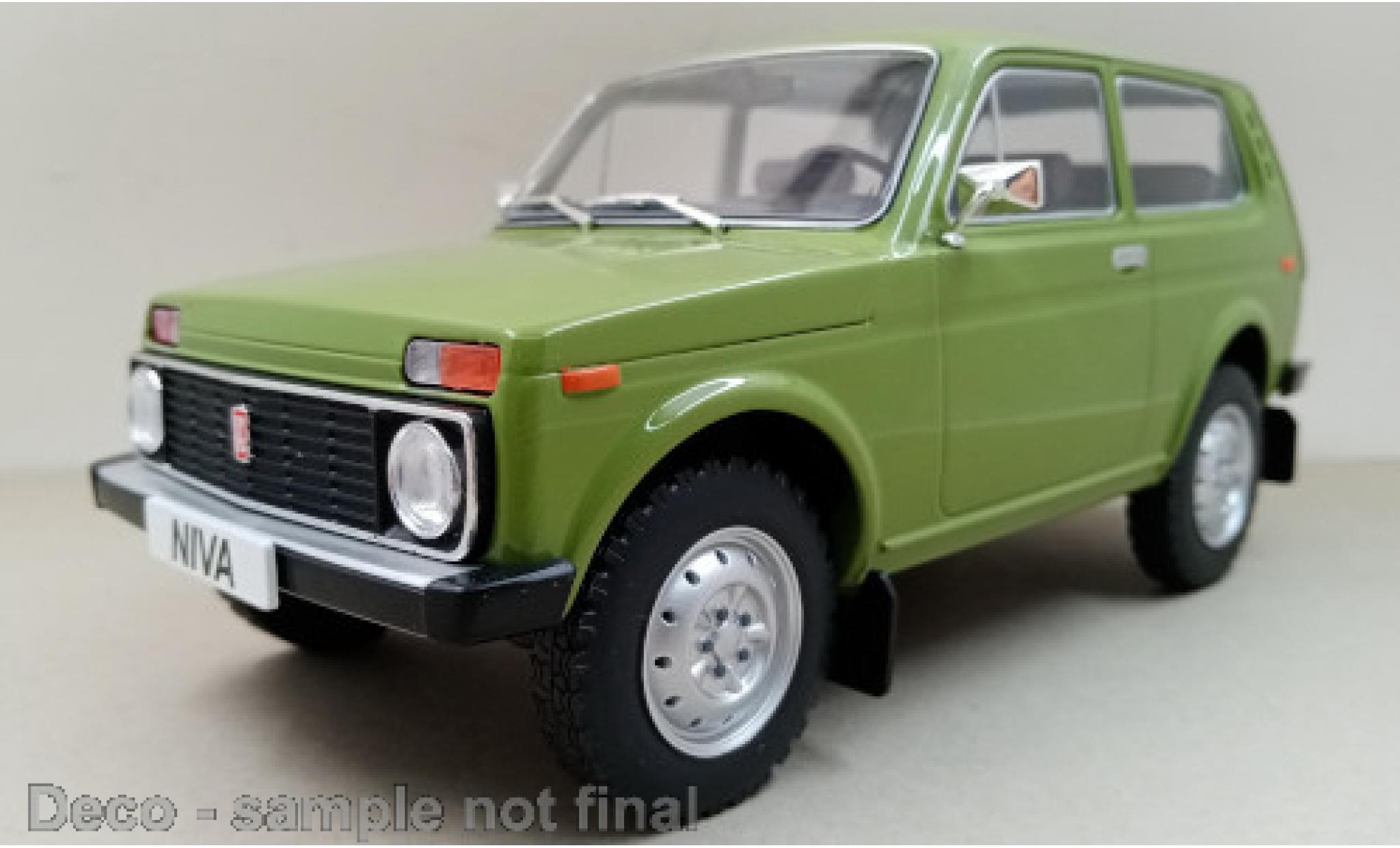 Lada Niva 1/18 MCG groen 1976 modelauto