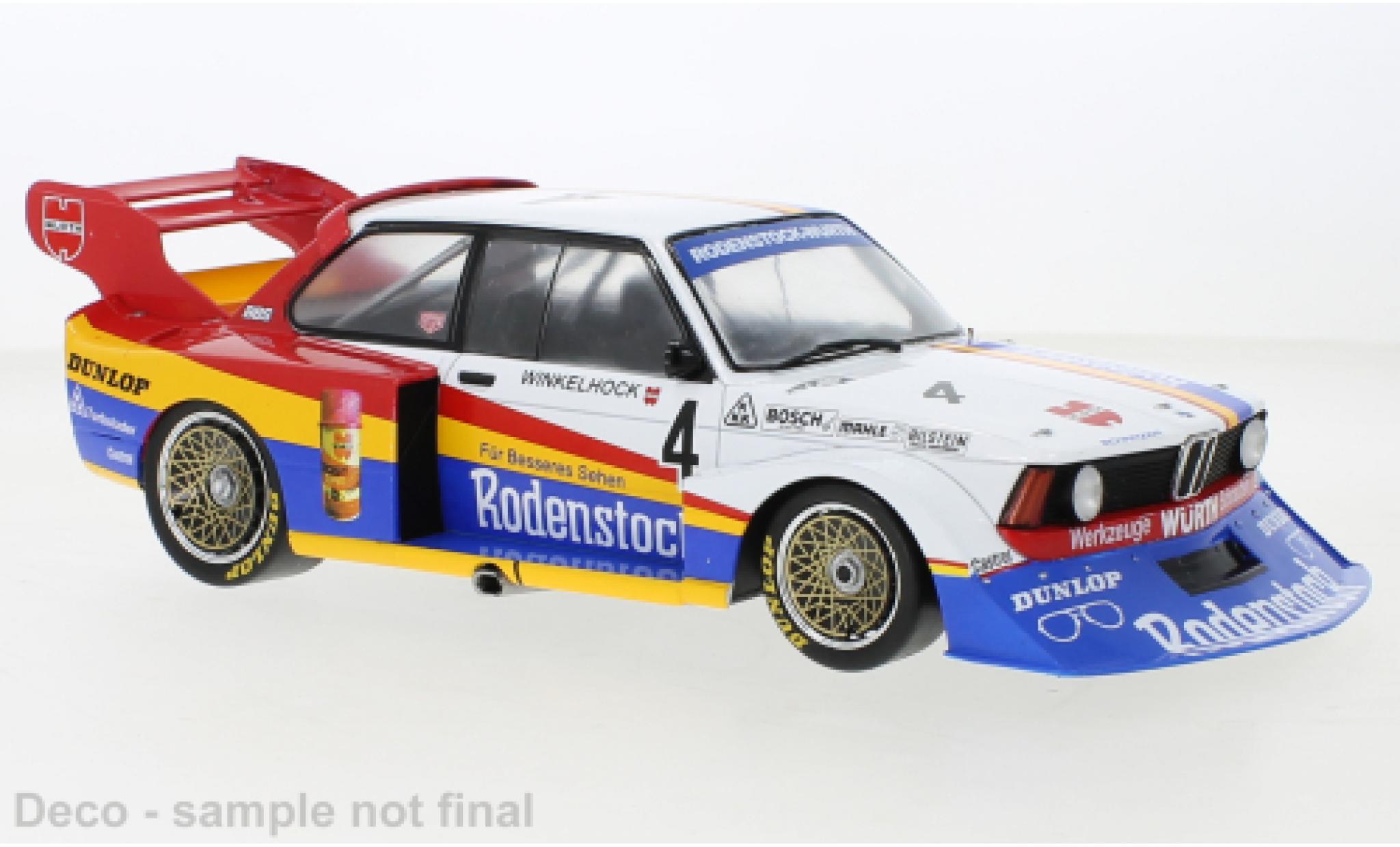 Bmw 320 1/18 MCG Gr.5 No.4 Rodenstock DRM Zolder 1979 modelauto
