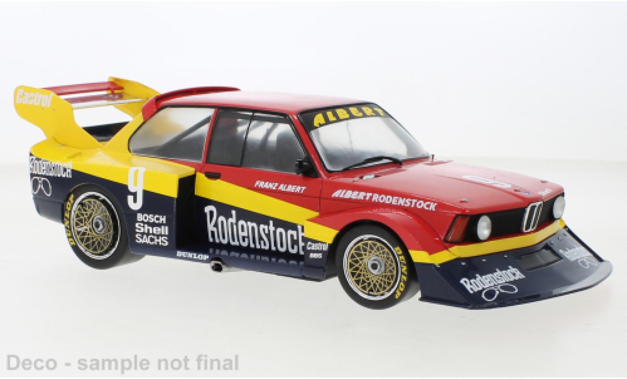 Bmw 320 1/18 MCG Gr.5 No.9 Rodenstock DRM Norisring 1979 modelauto