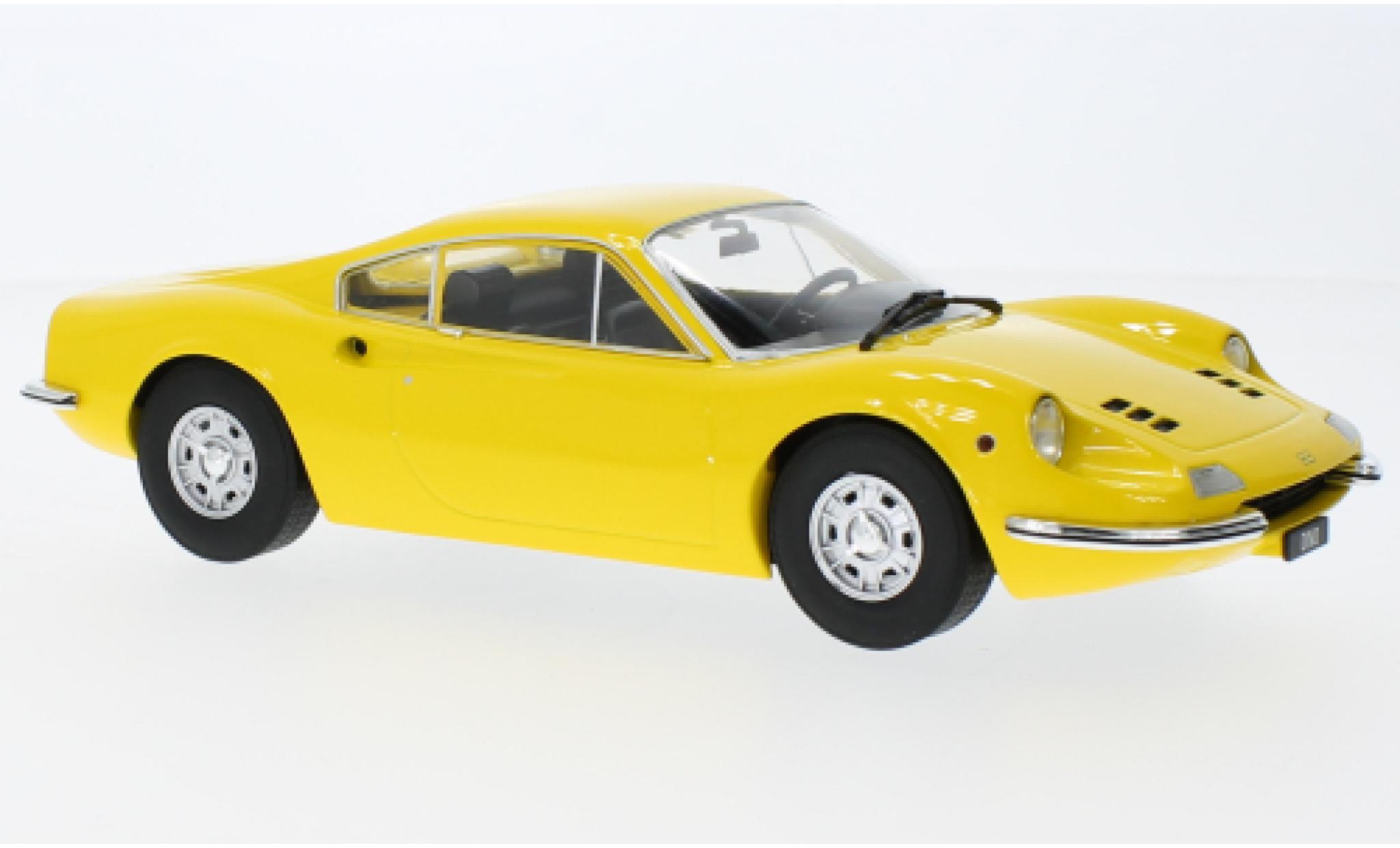 Ferrari Dino 1/18 MCG 246 GT geel 1969 modelauto