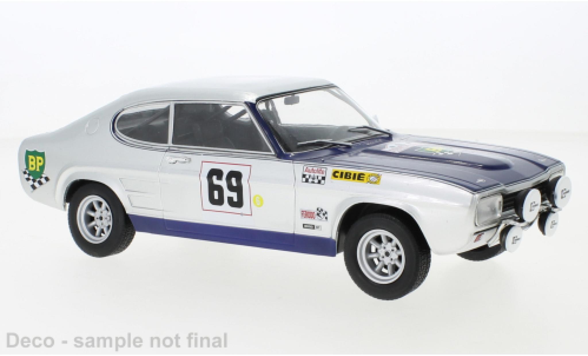 Ford Capri 1/18 MCG Mk I No.69 Tour de Corse 1969 modelauto
