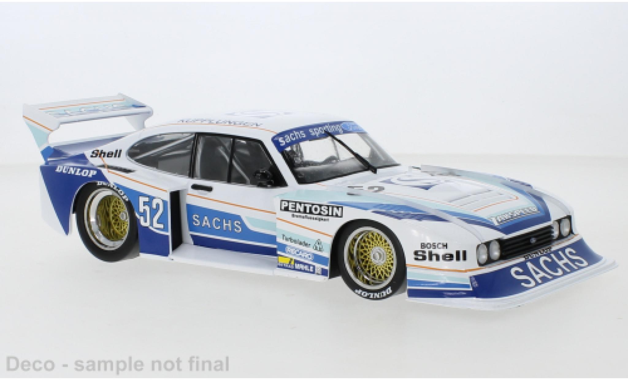 Ford Capri 1/18 MCG Turbo Gr.5 No.52 Sachs DRM Zolder 1980 modelauto