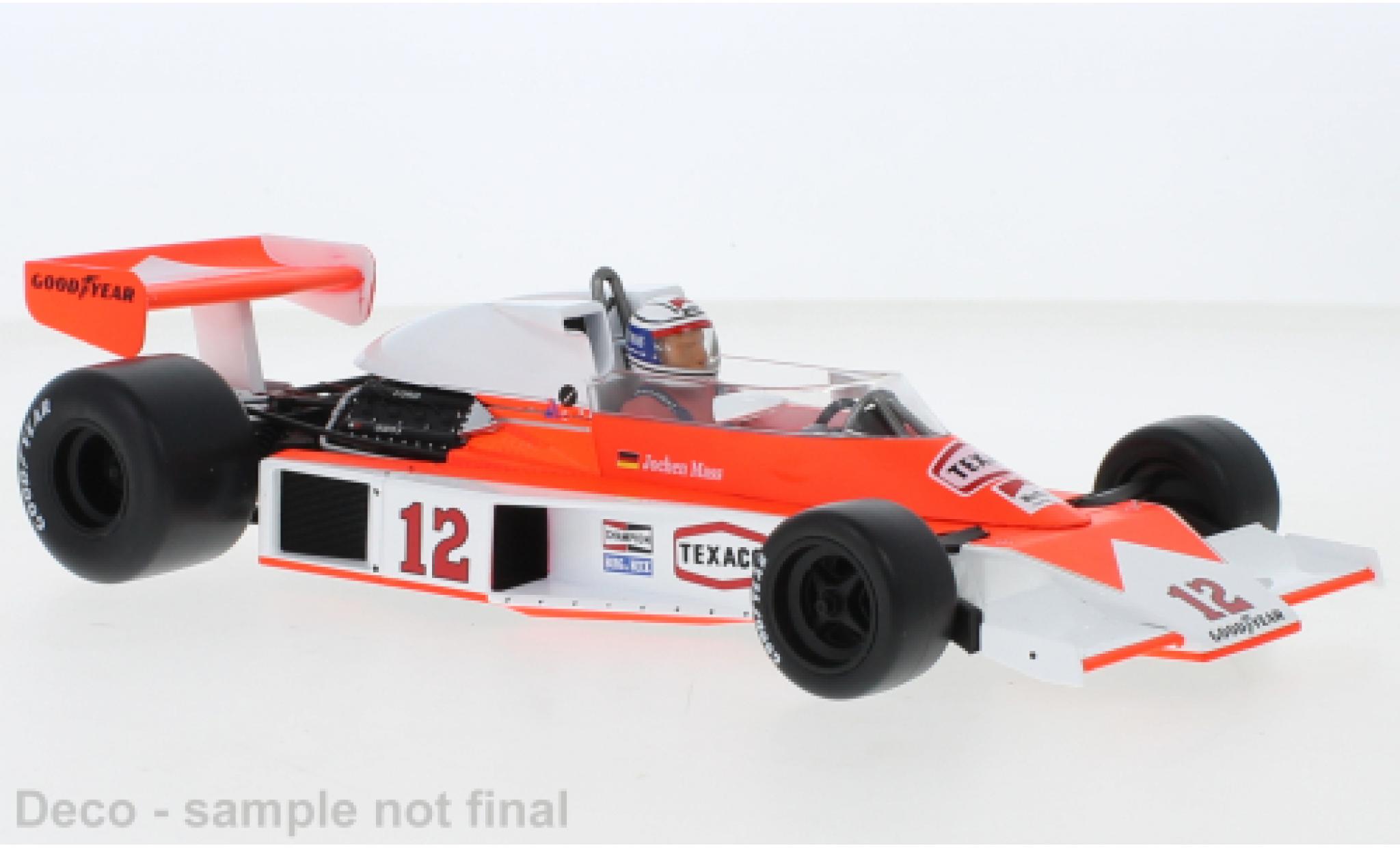 McLaren M23 1/18 MCG No.12 Marlboro Team Formel 1 GP Deutschland 1976 modelauto