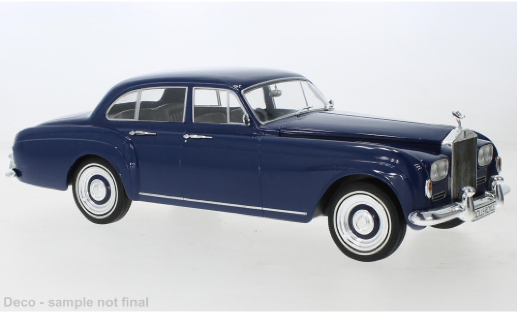 Rolls Royce Silver Cloud 1/18 MCG III Flying Spur H.J.Mulliner blauw 1965 modelauto